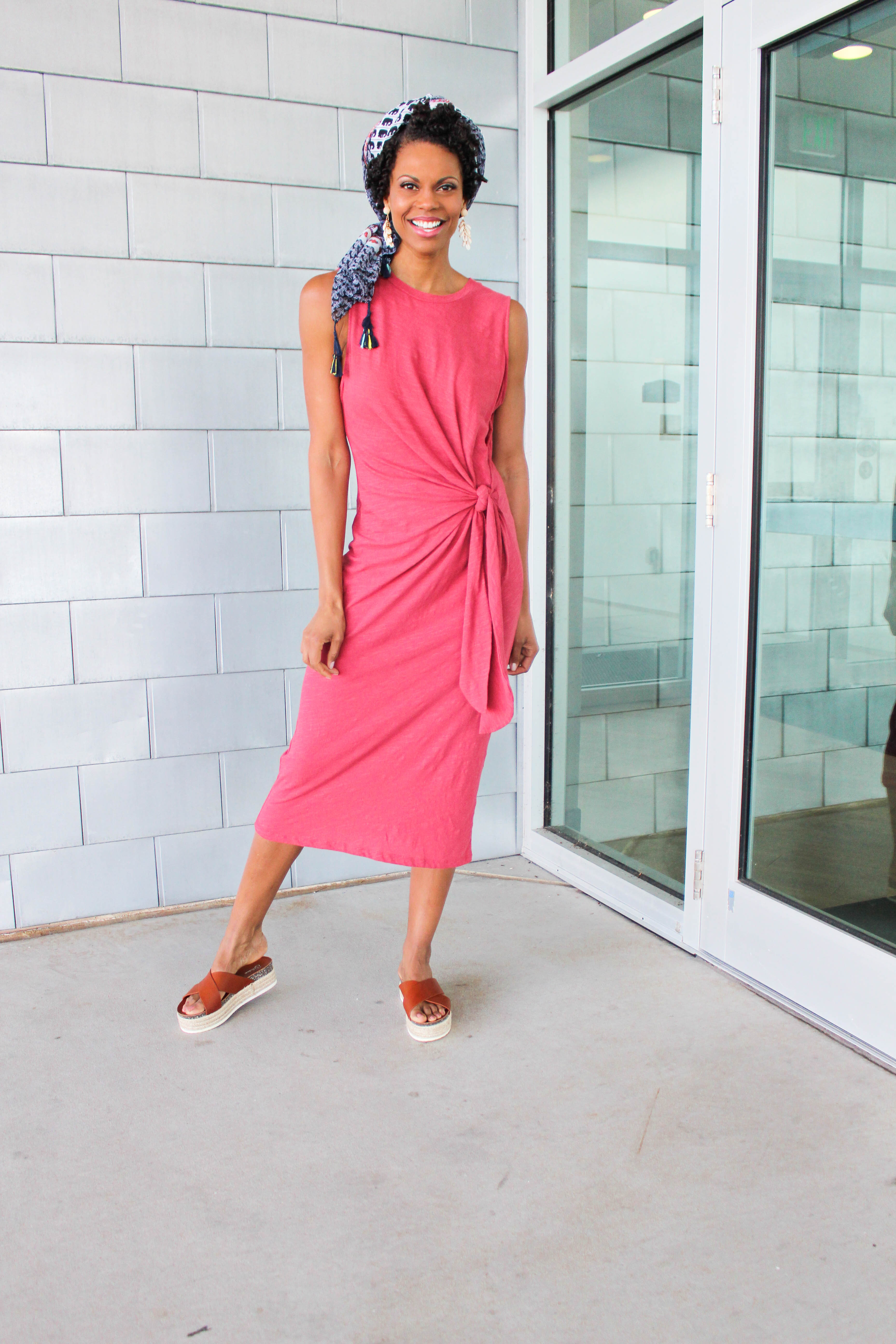 Rancho Side Tie Dress