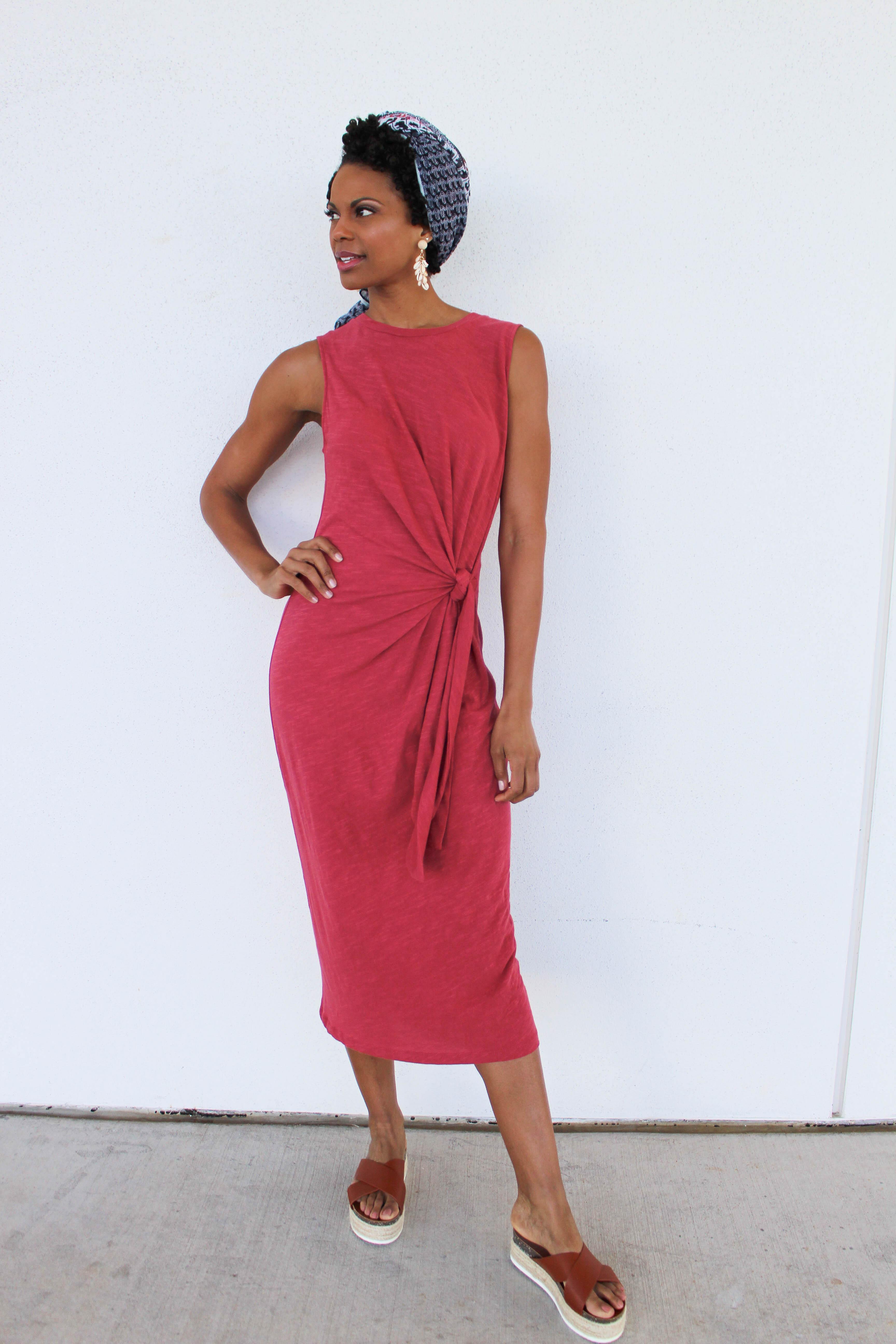 Rancho Side Tie Dress