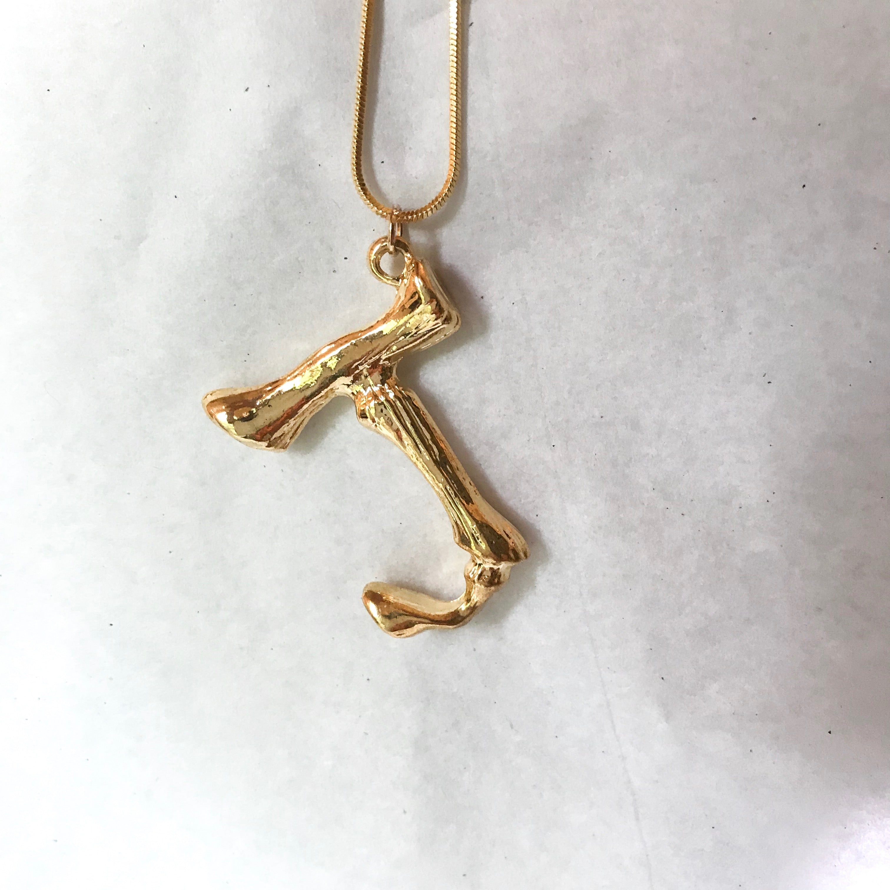 Oversized Initial Pendant