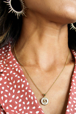 Donut Pendant Necklace