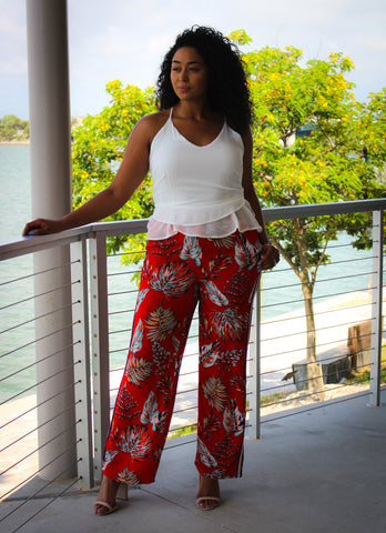 Noelle Satin Lightweight Pants