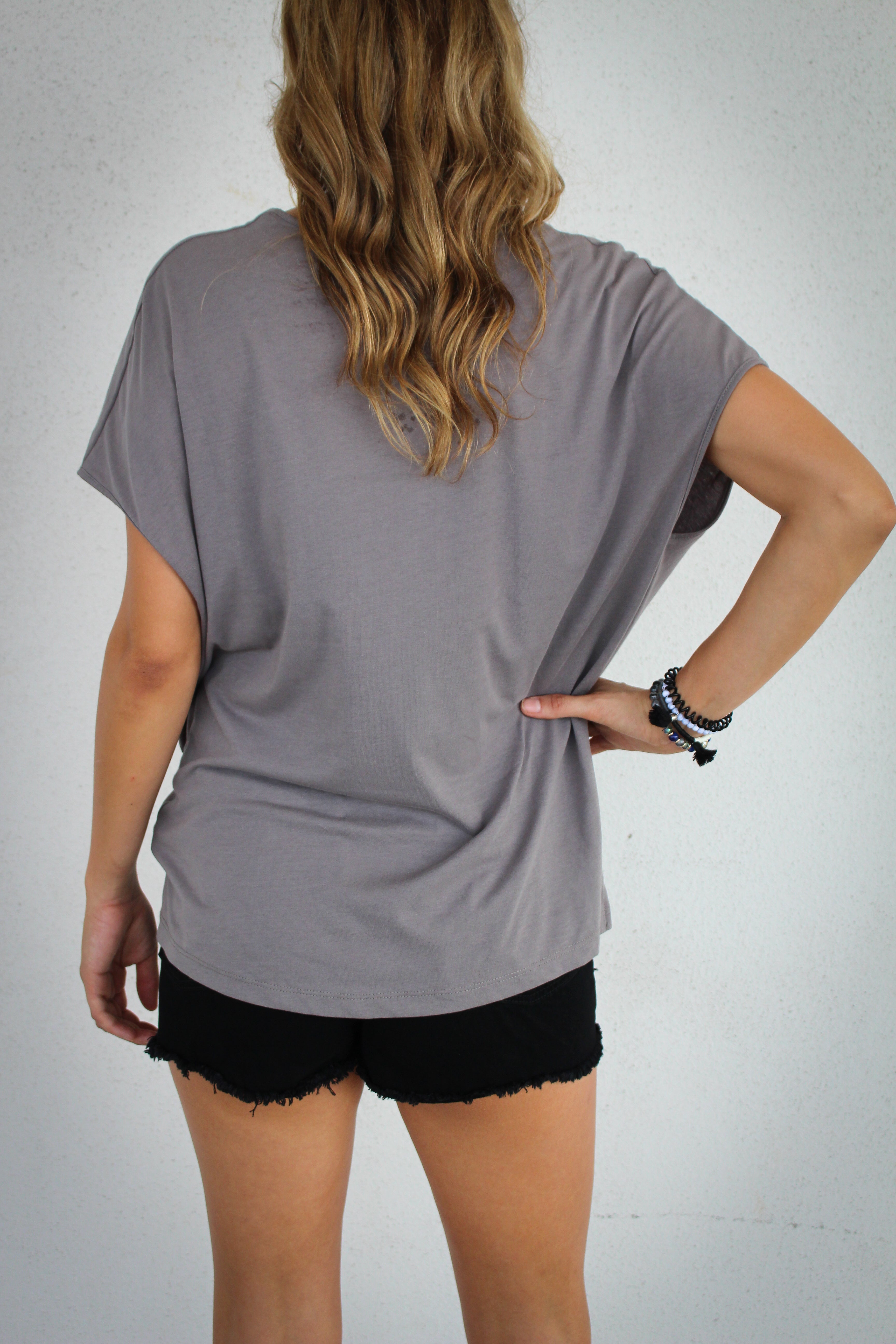 Channelside Top - CHARCOAL
