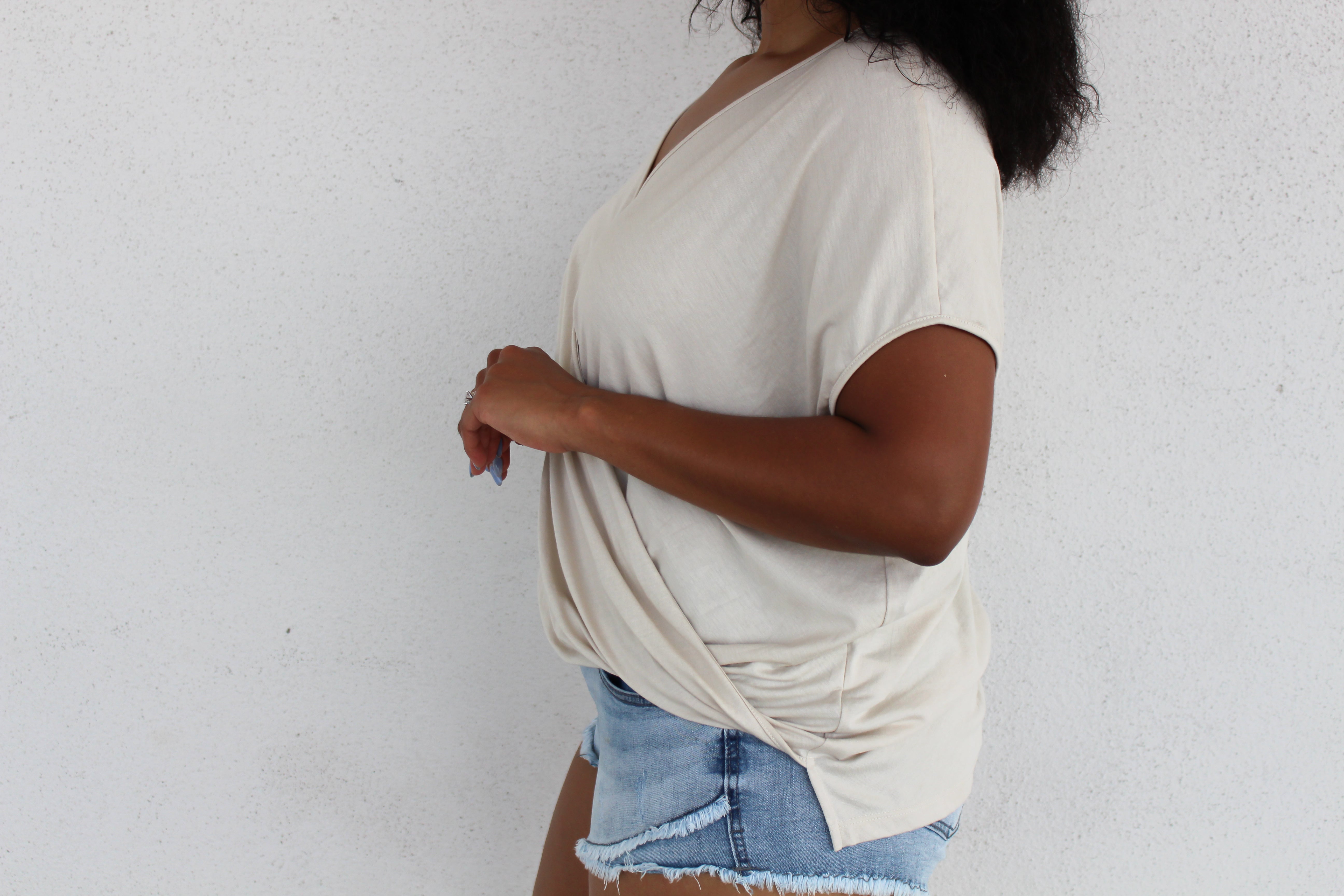 Channelside Top - BEIGE