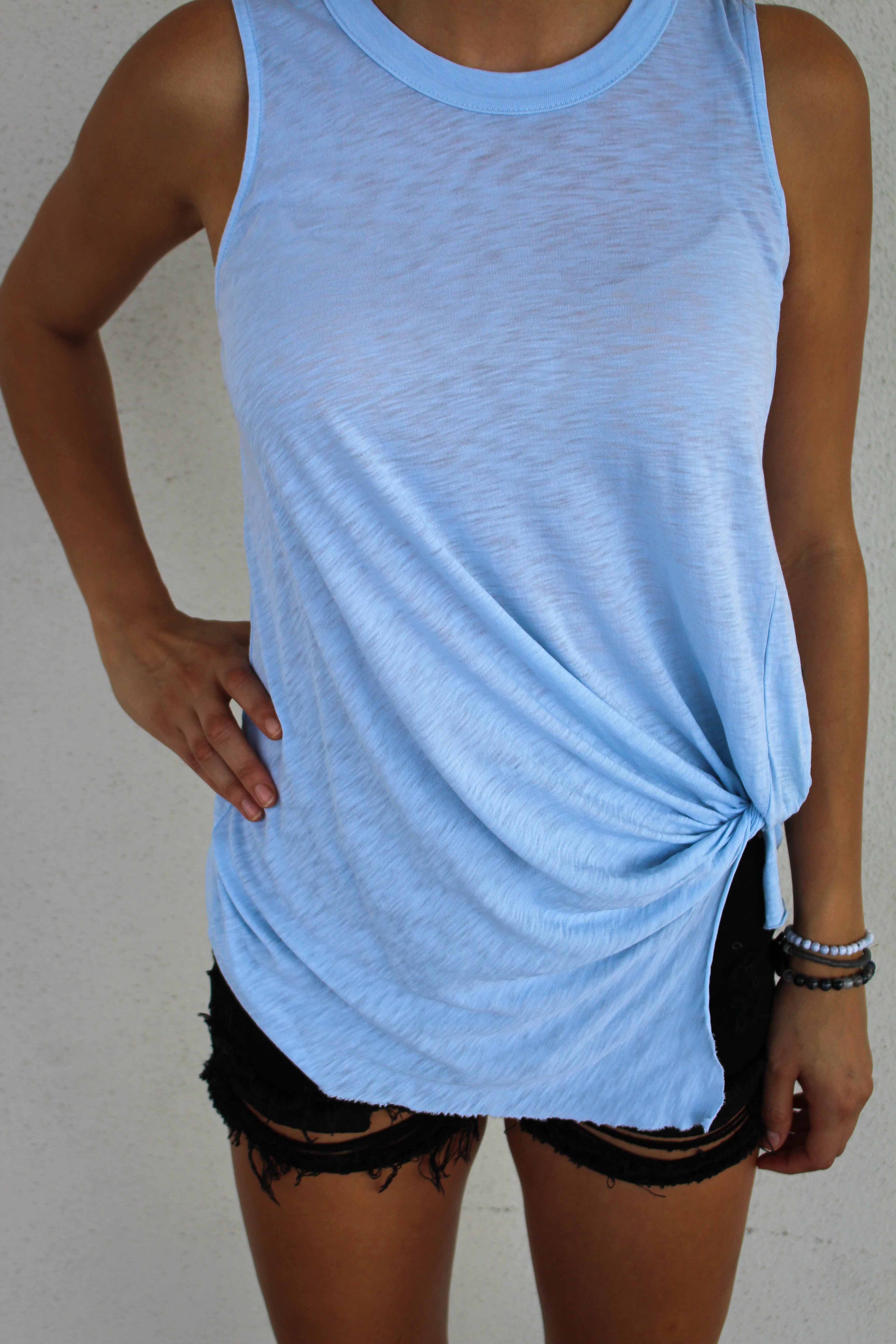 Venice Tank - POWDER BLUE