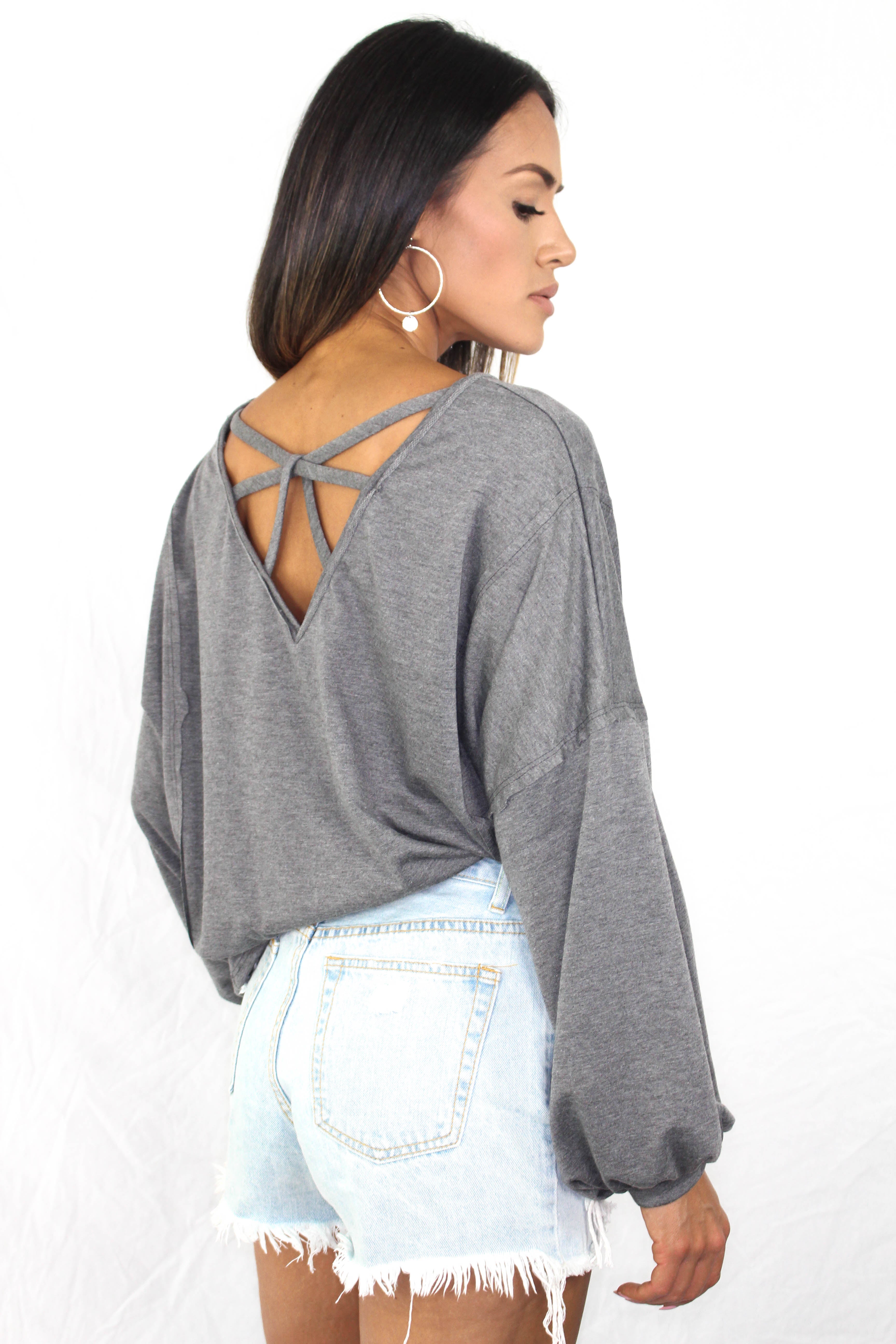 Mattie Balloon Sleeve Top