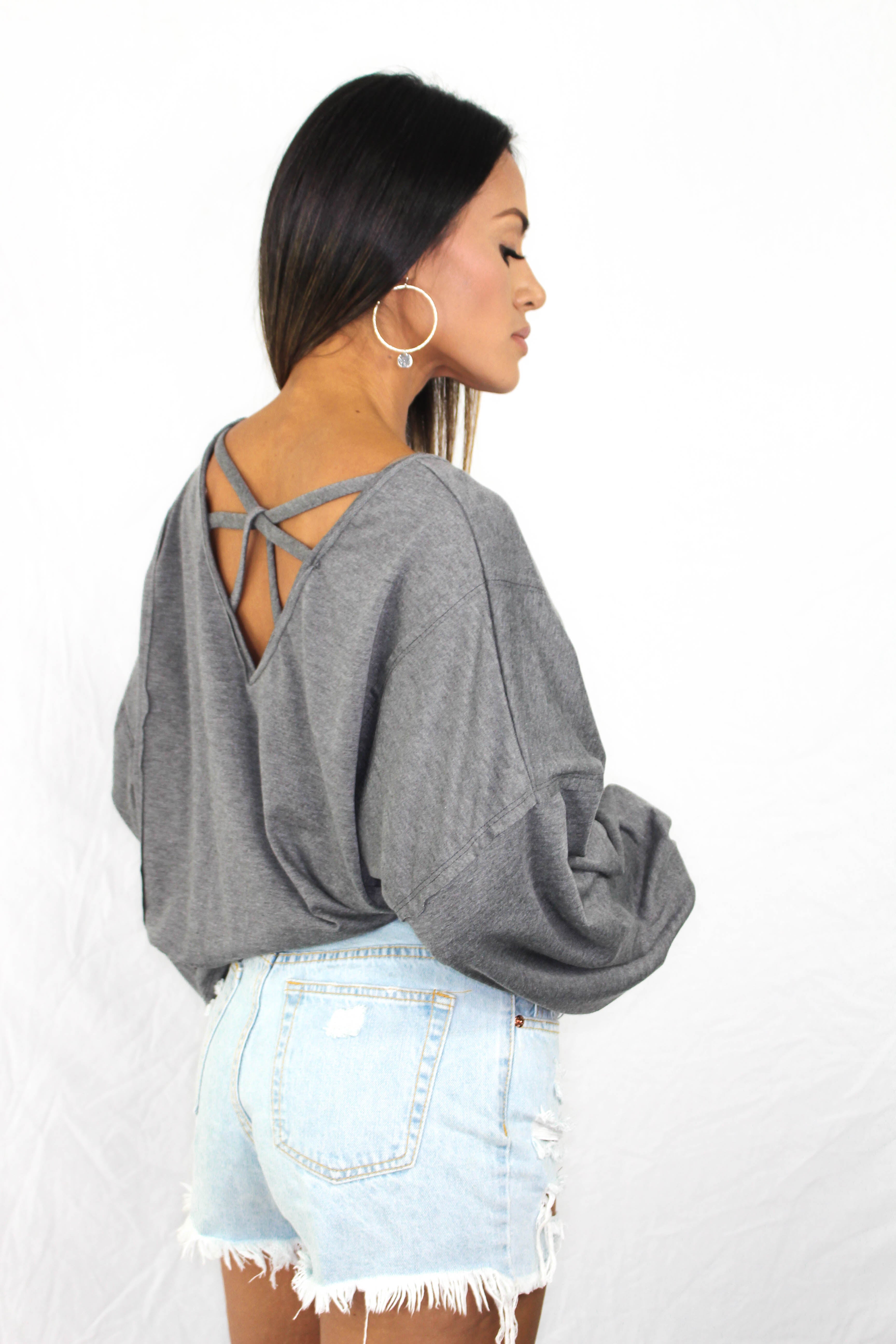 Mattie Balloon Sleeve Top