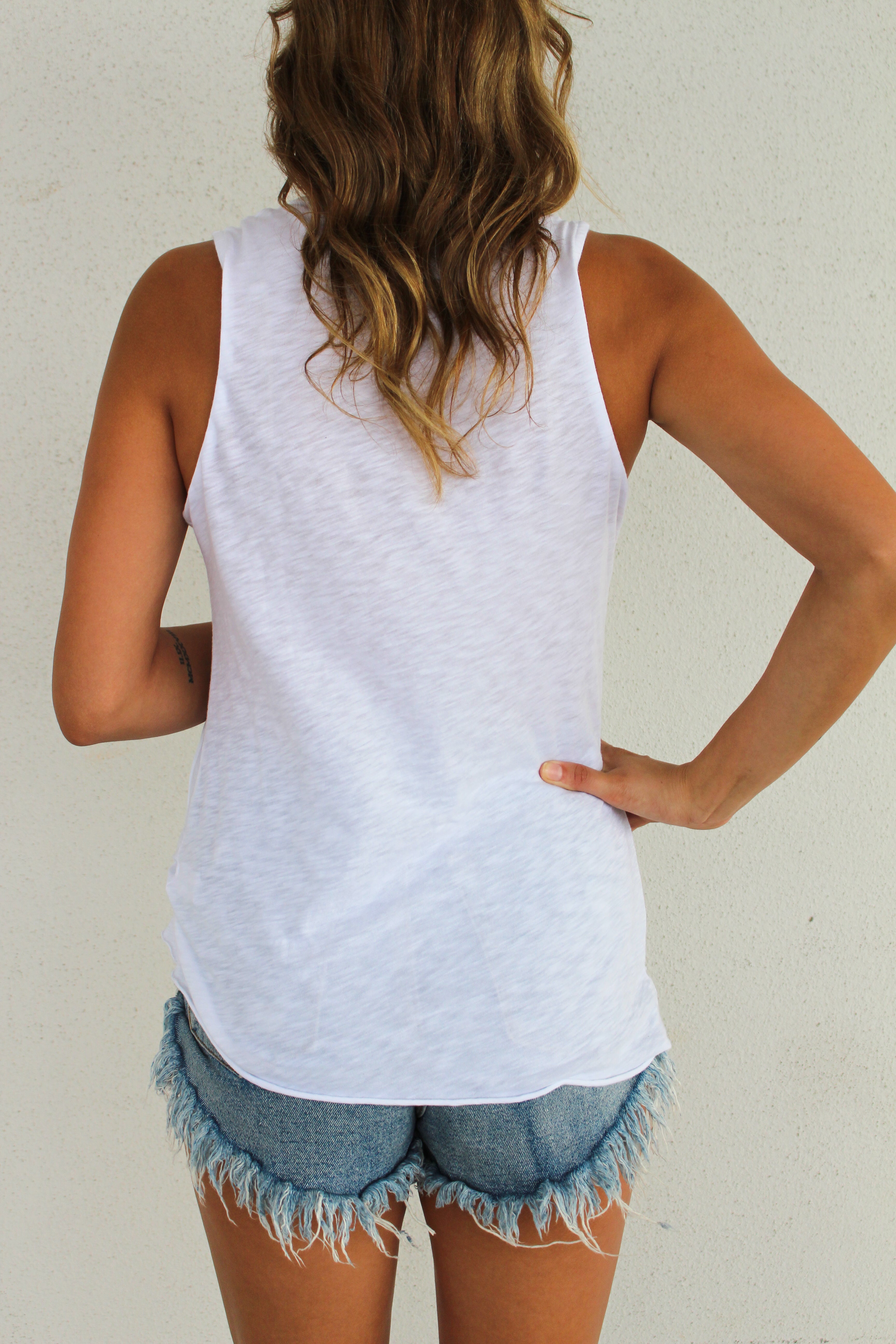 Venice Tank - WHITE