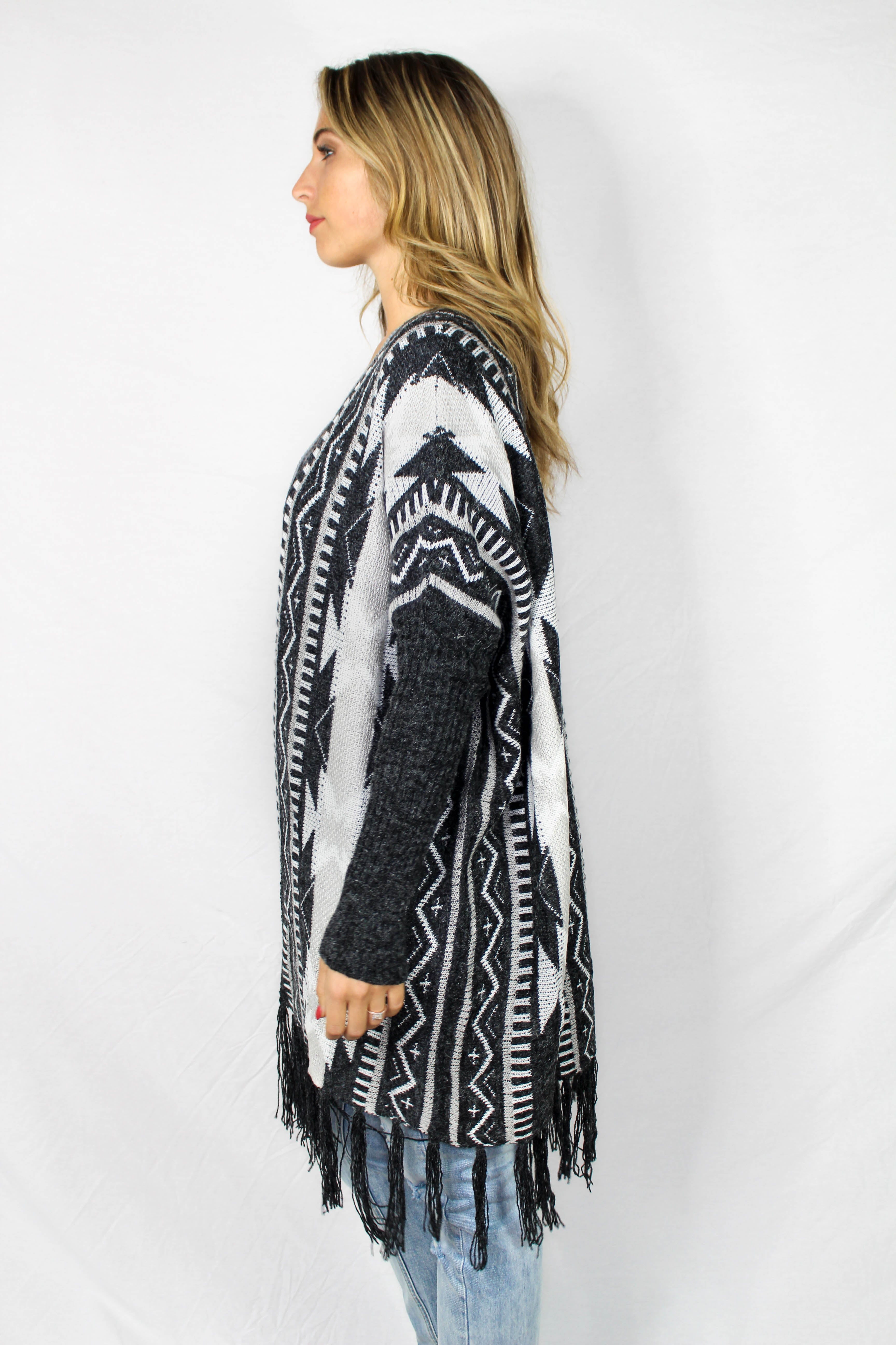 Meadow Creek Printed Cardigan