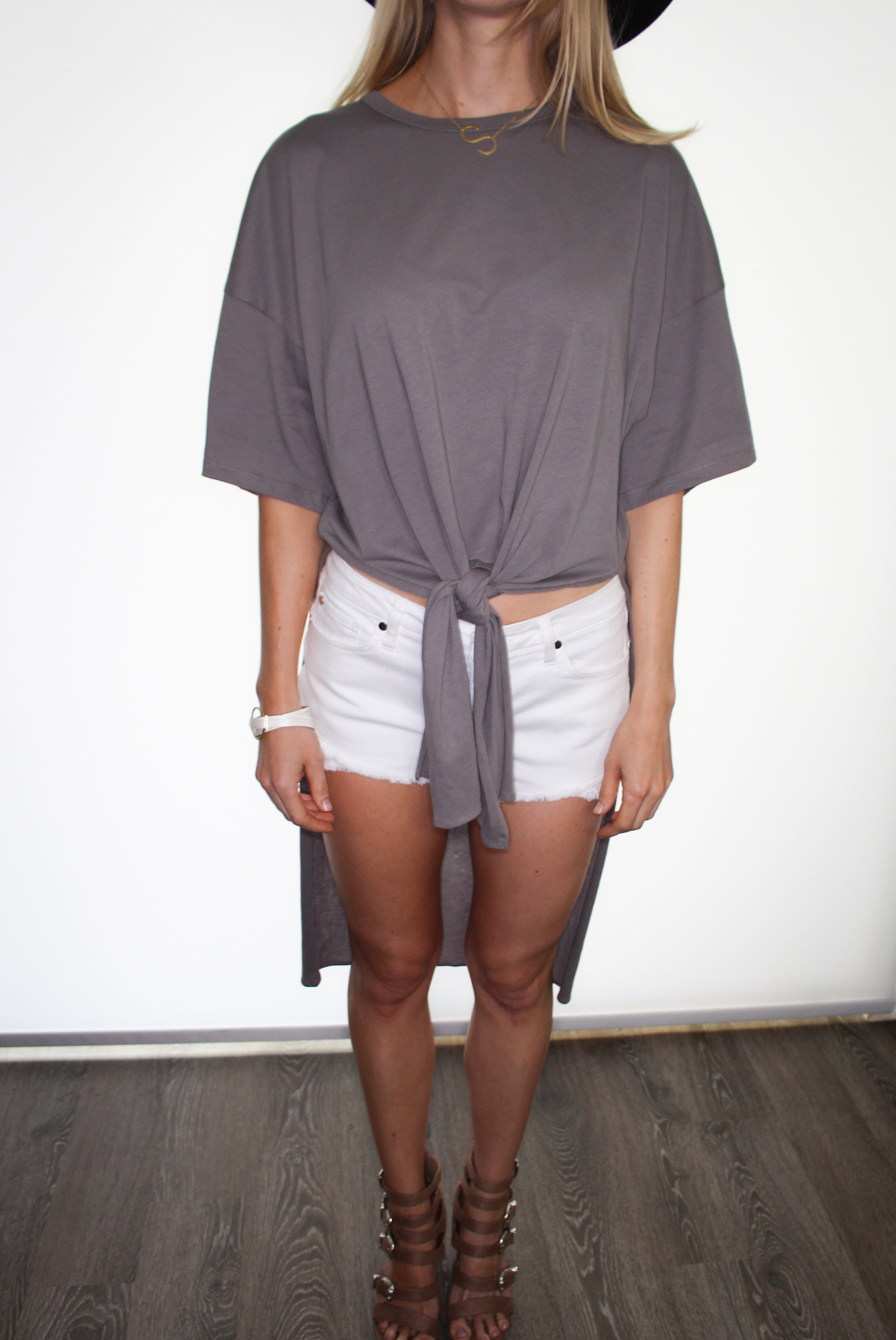 Socorro Top - CHARCOAL