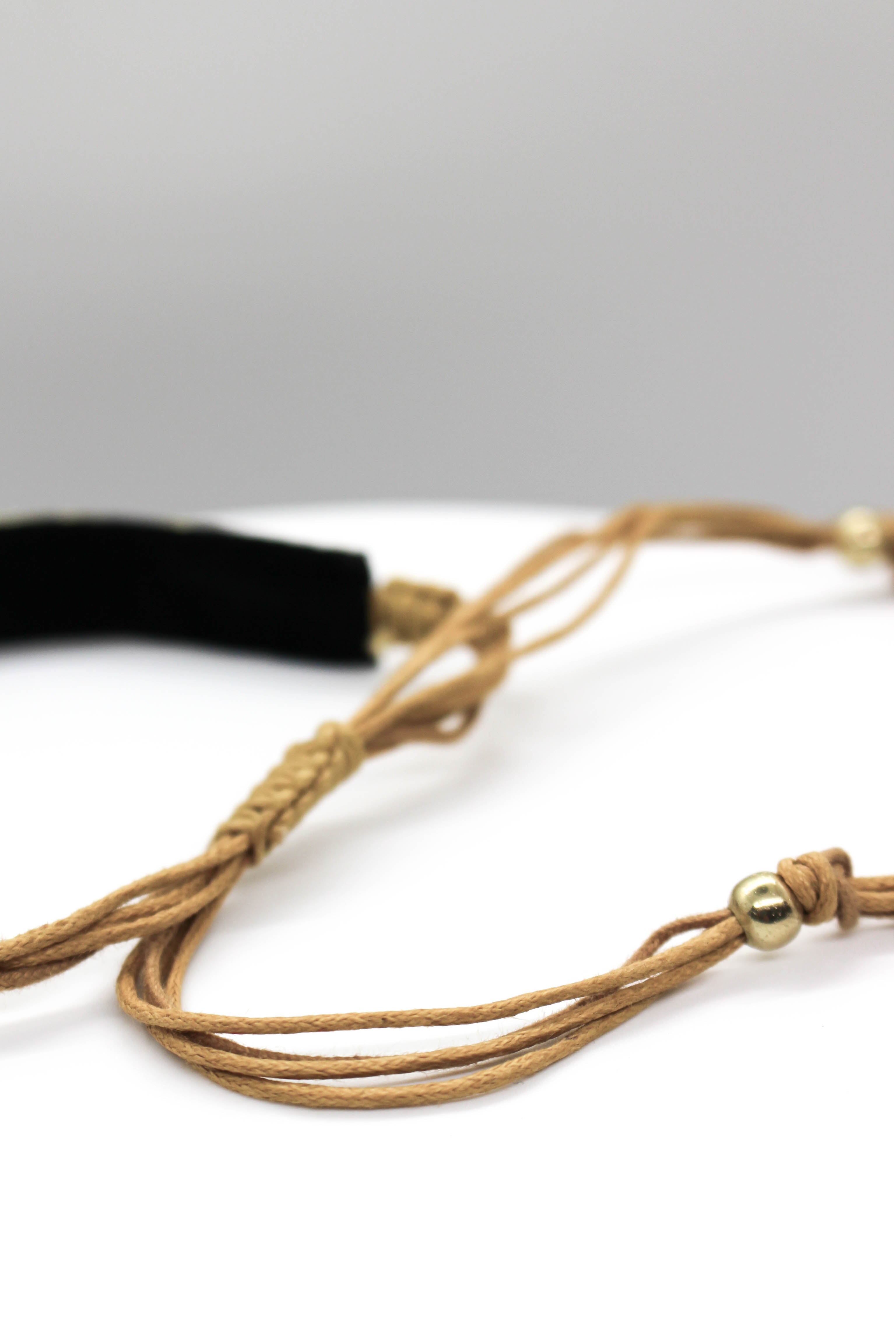Beaded Strap Bracelet - GOLD