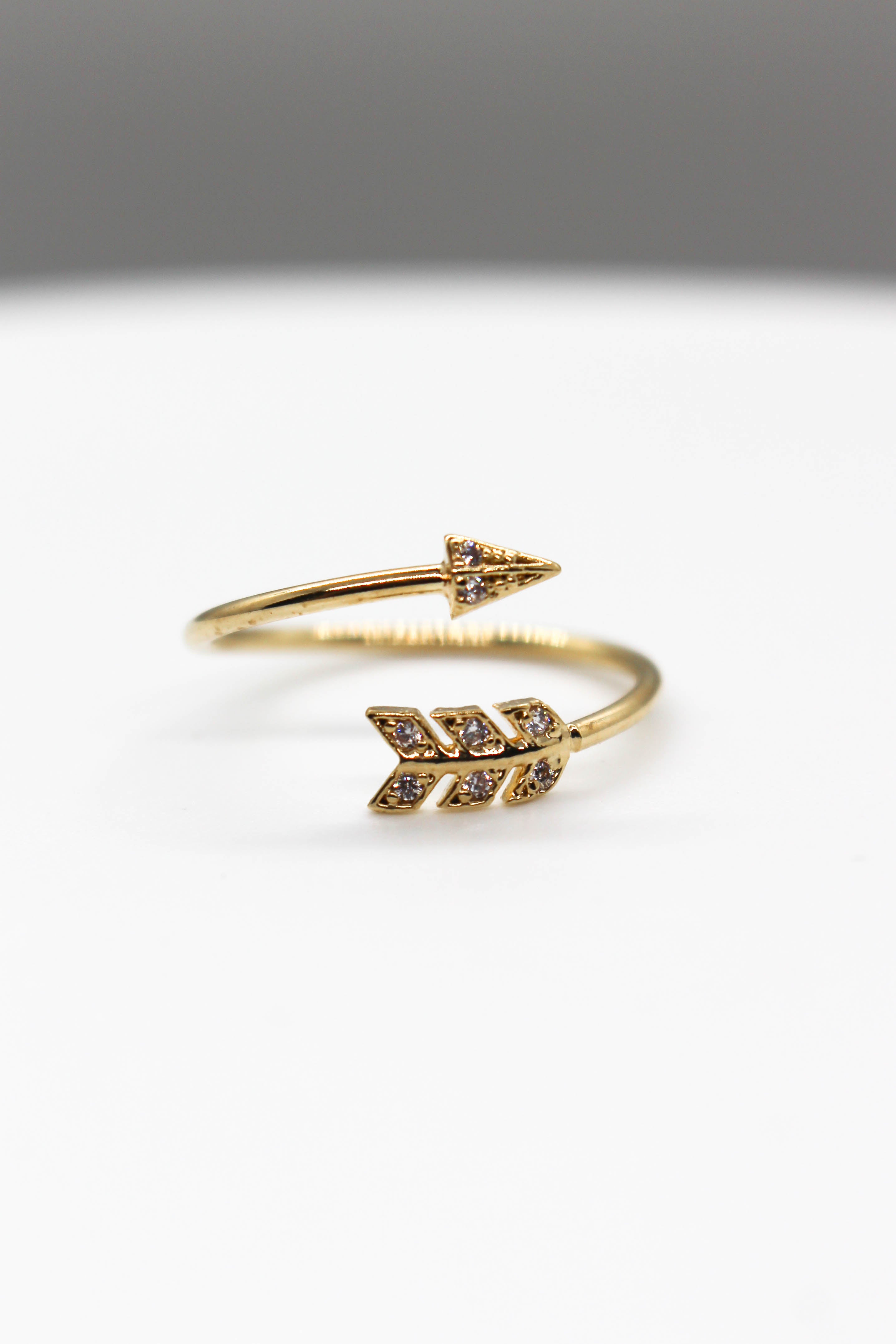 Adjustable Arrow Ring - GOLD