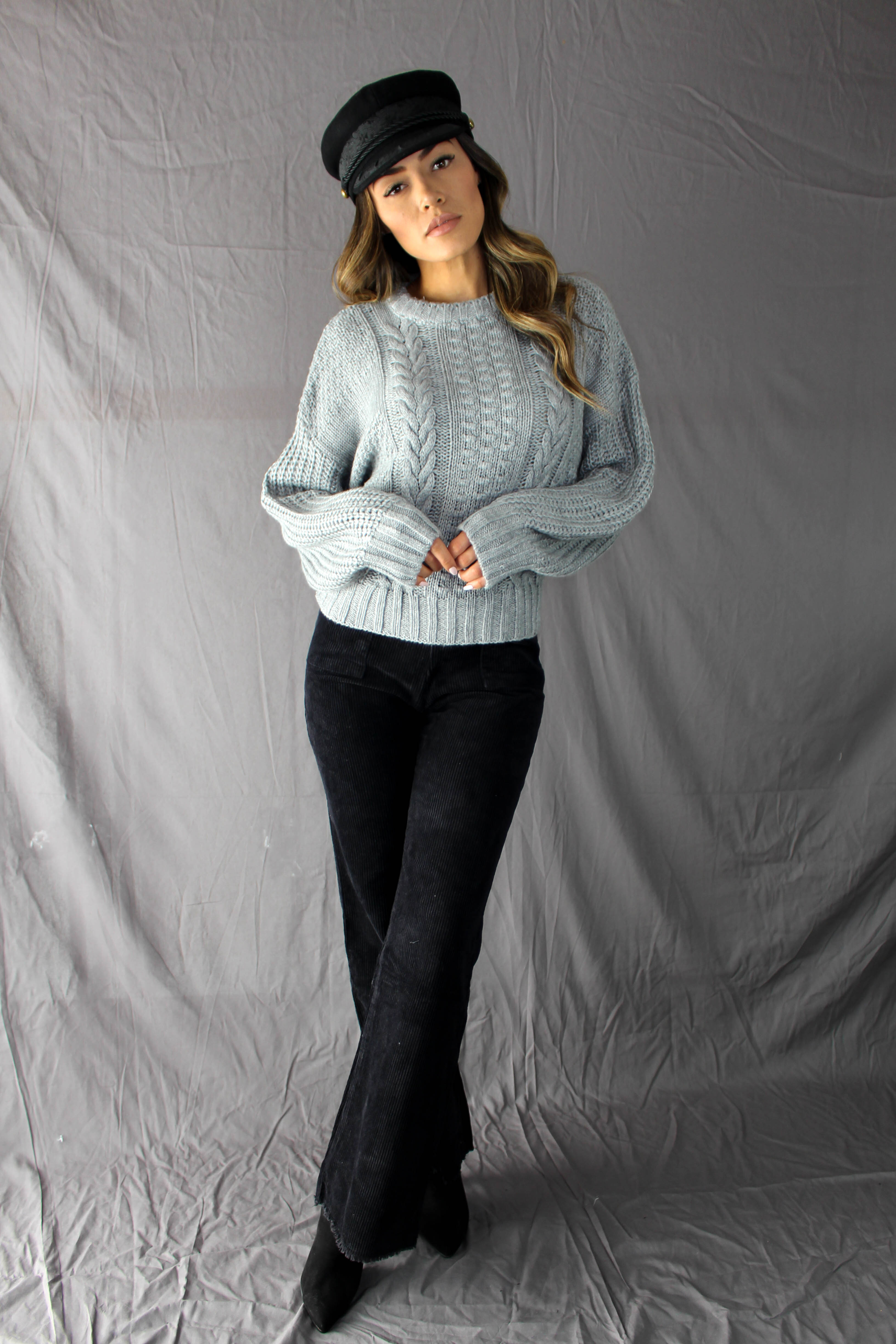 Shawme Cable Knit Sweater