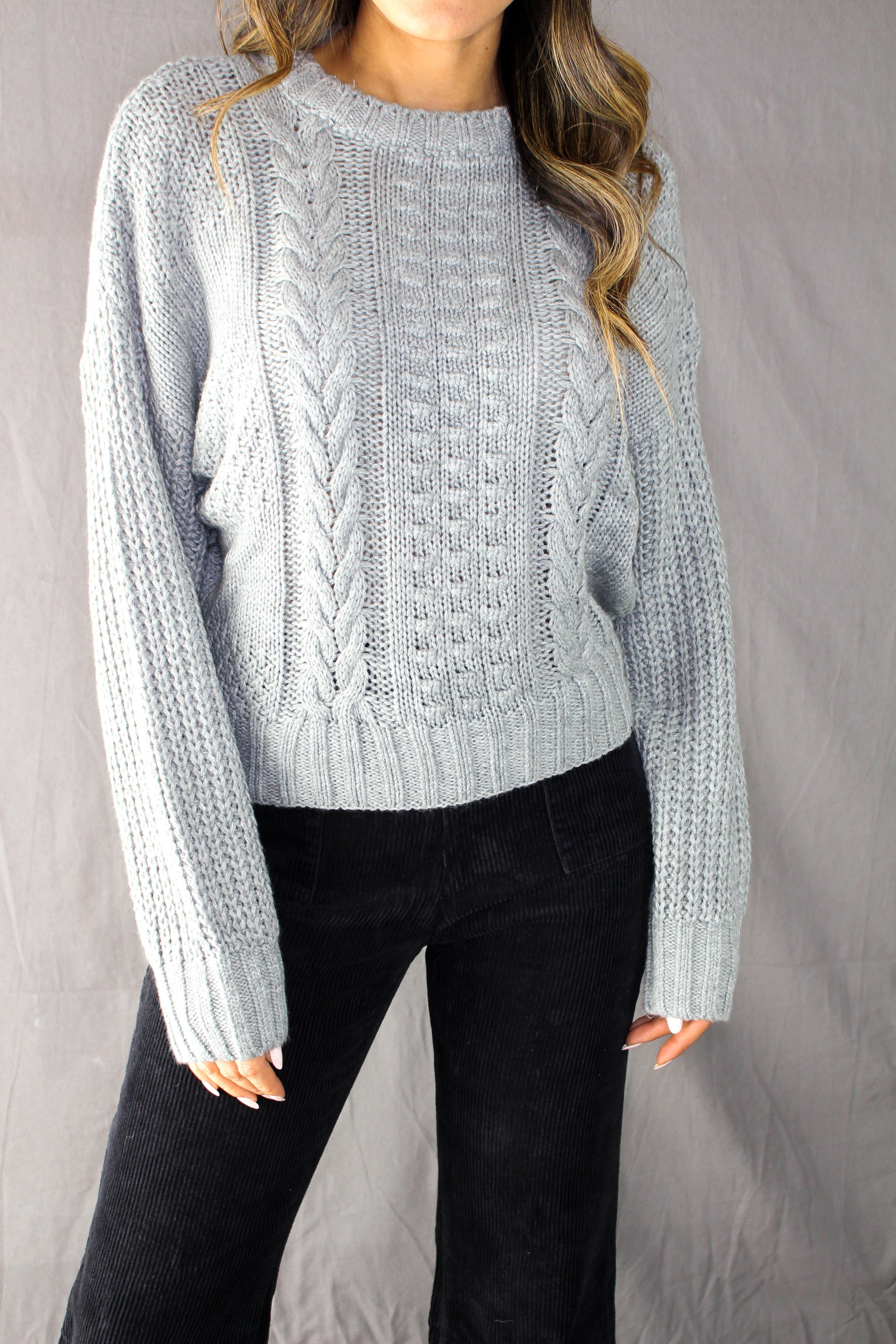 Shawme Cable Knit Sweater