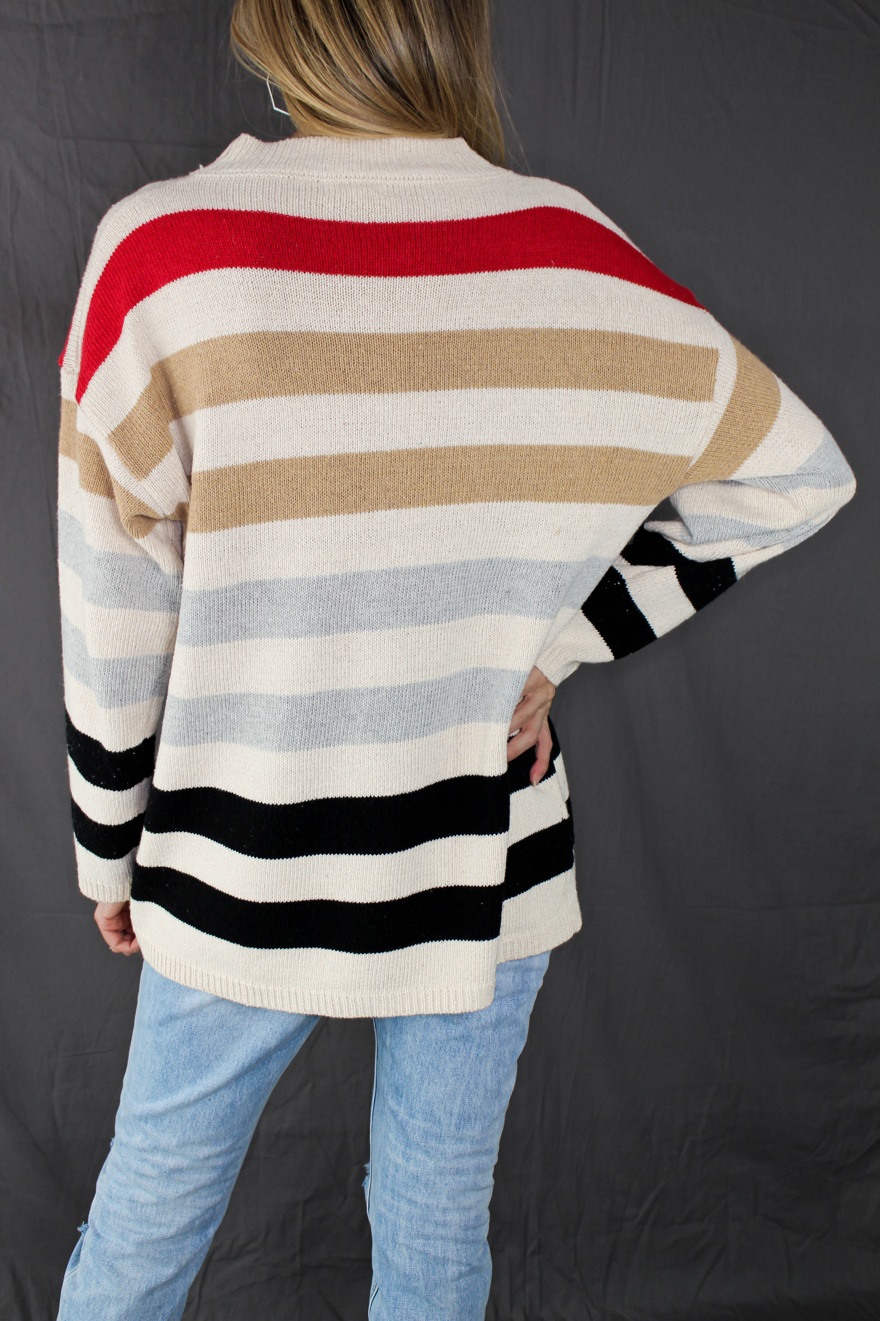 Cedar Bay Striped Sweater