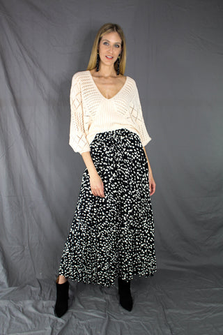Pierce Asymmetrical Ruched Skirt