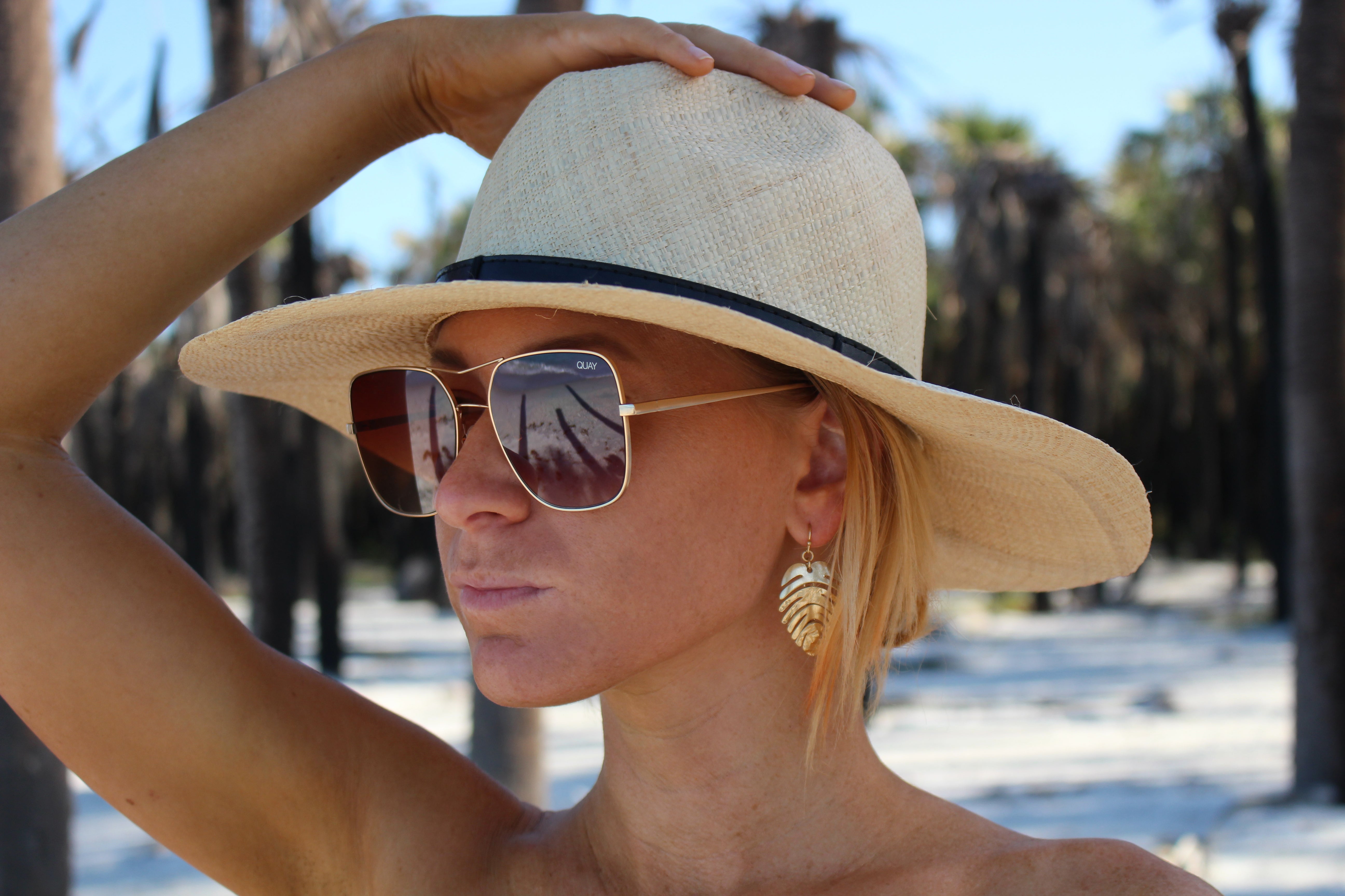 Palm Leaf Earring