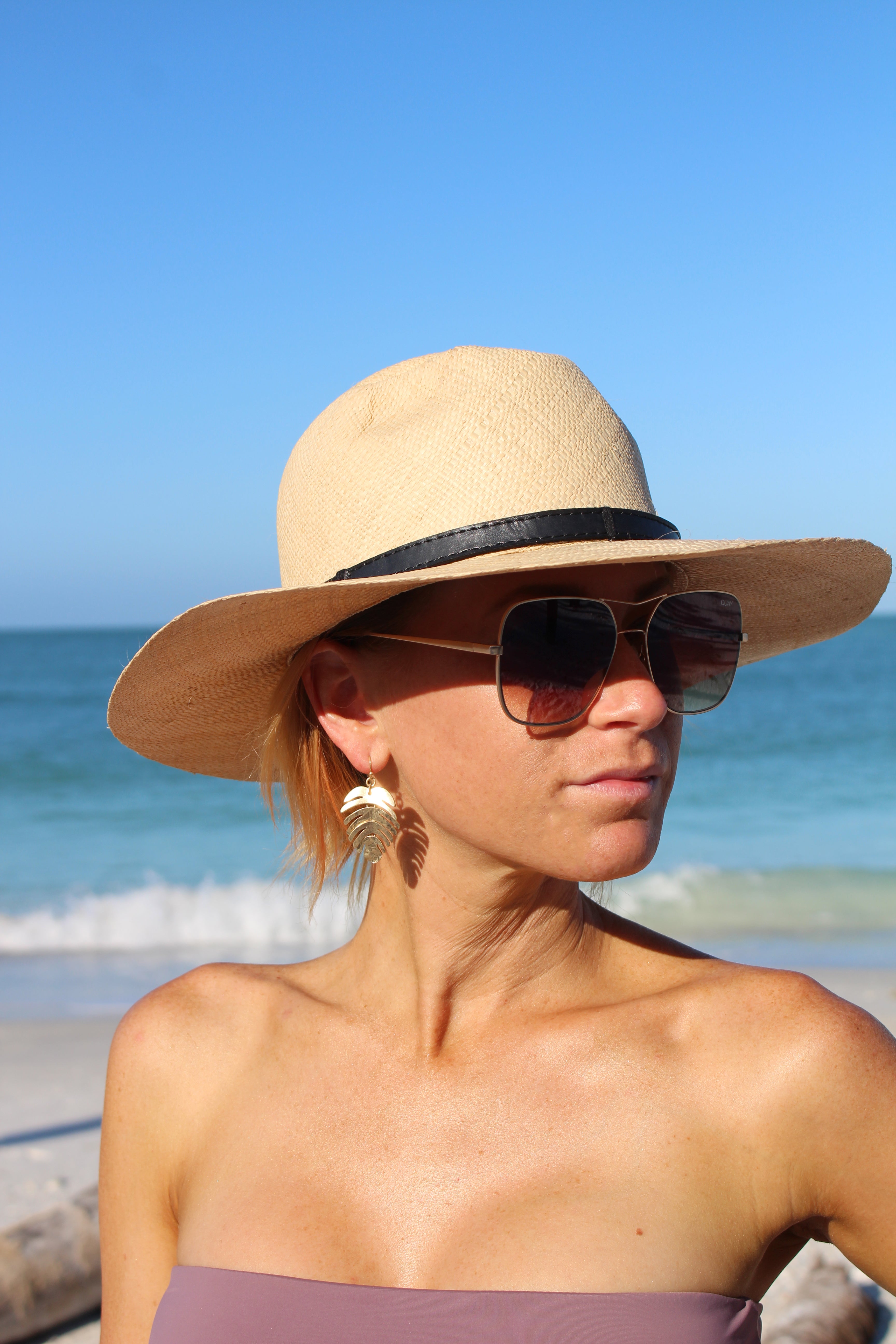 Palm Leaf Earring