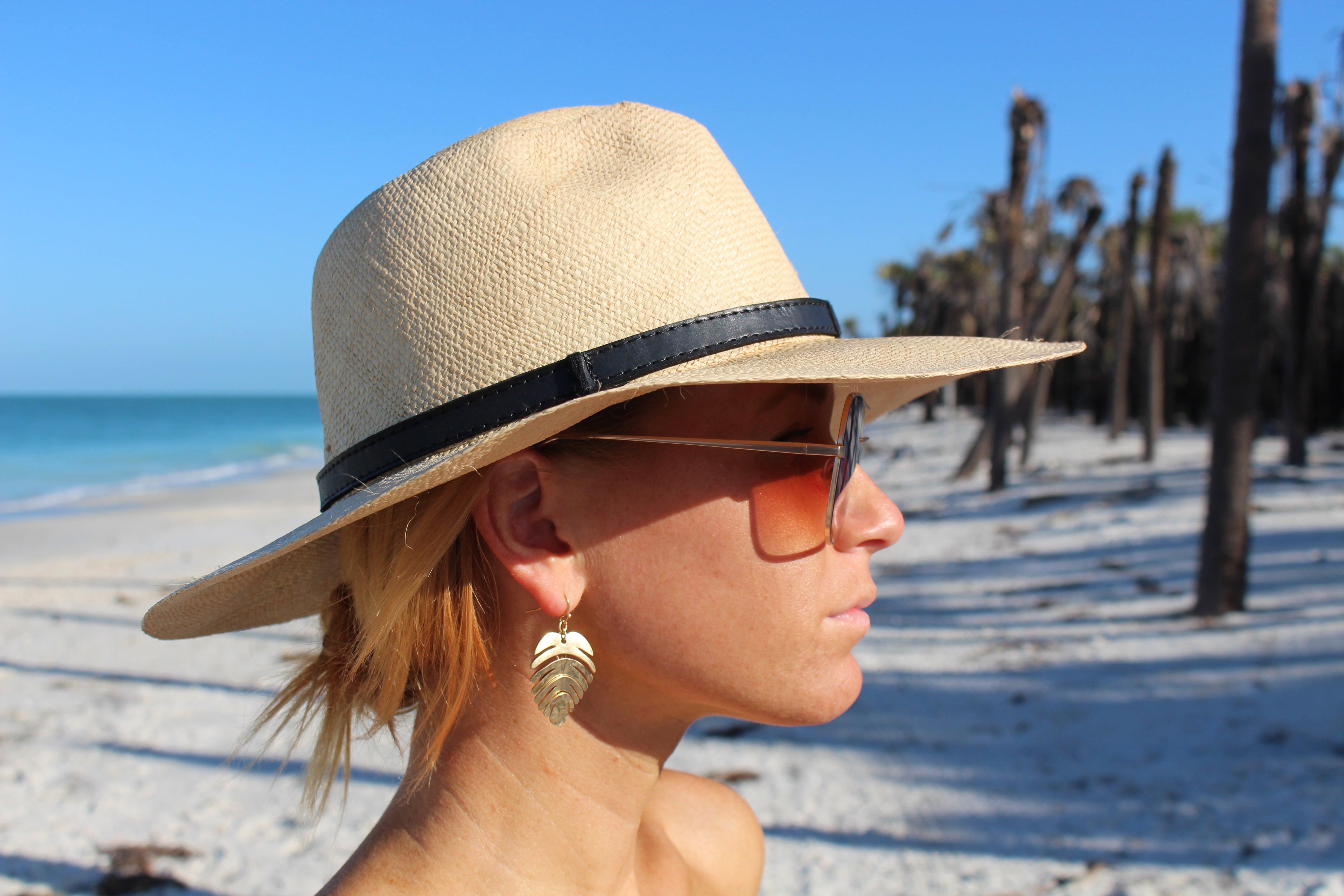 Palm Leaf Earring