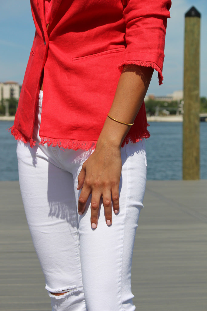 Merlette Blazer - Cherry