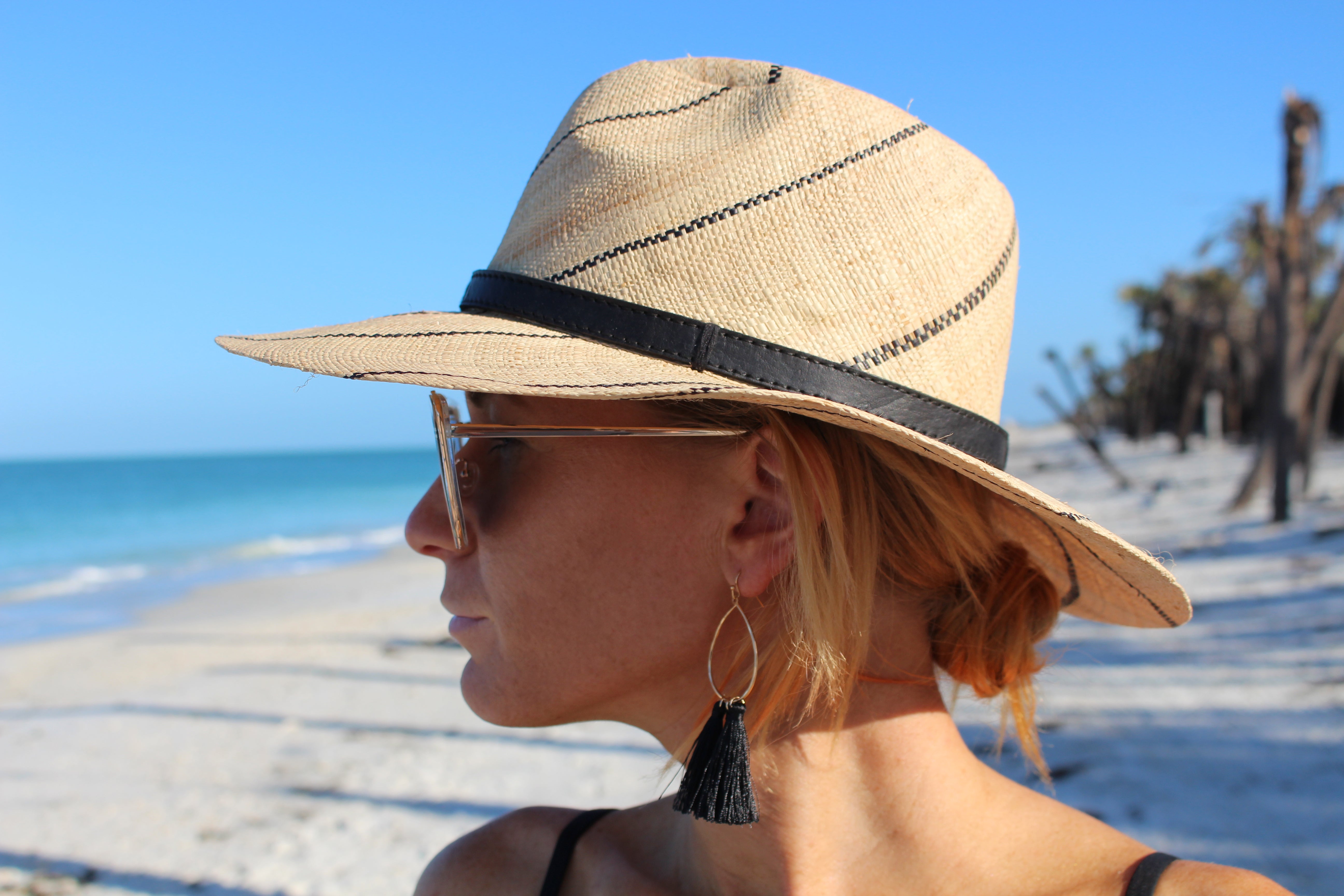 Oval Tassel Earring