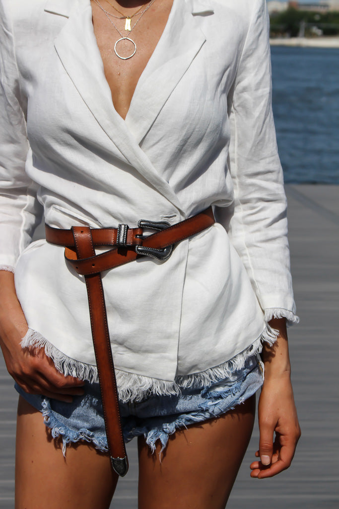 Merlette Blazer - WHITE