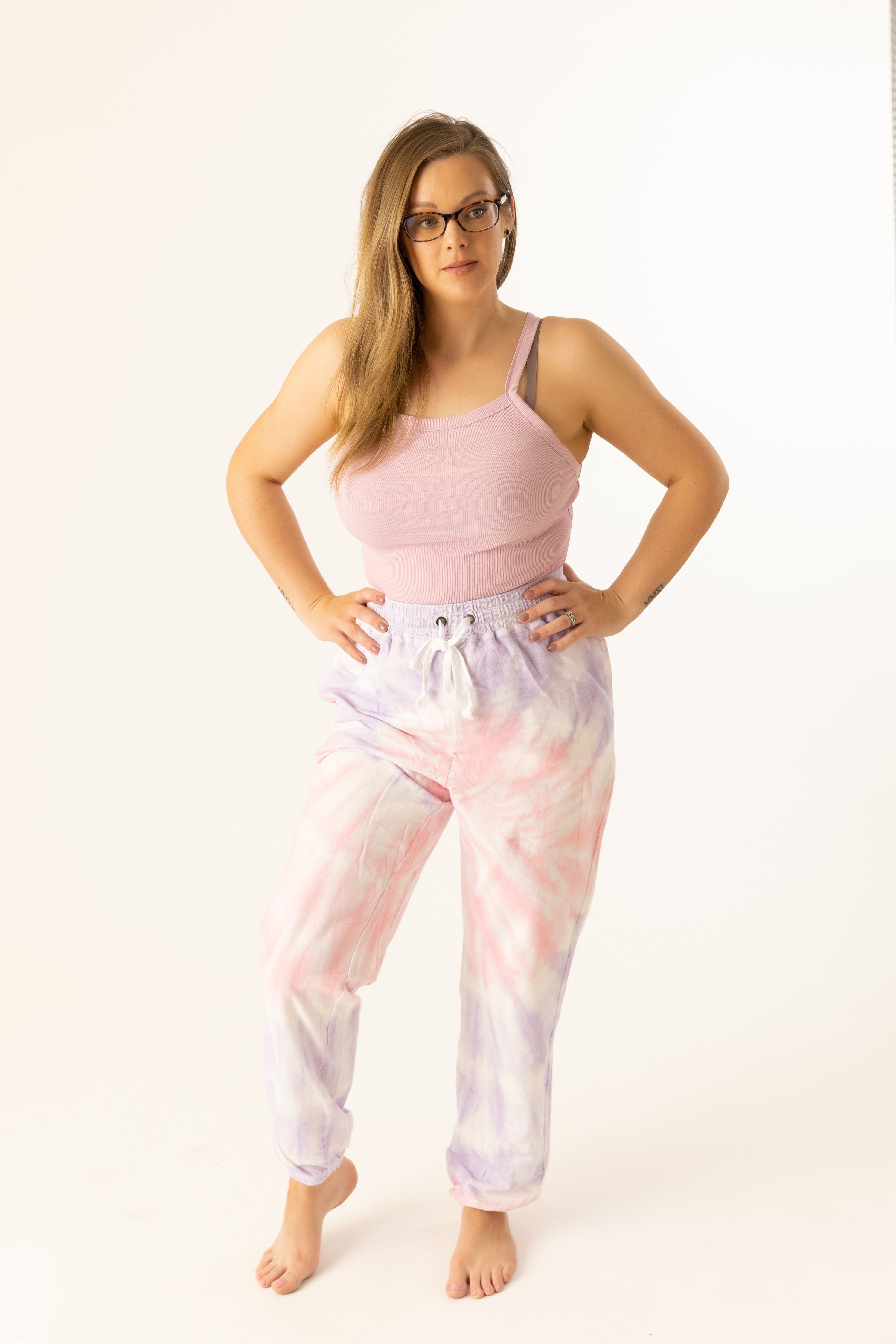 Laci Jogger Pants-Cotton Candy