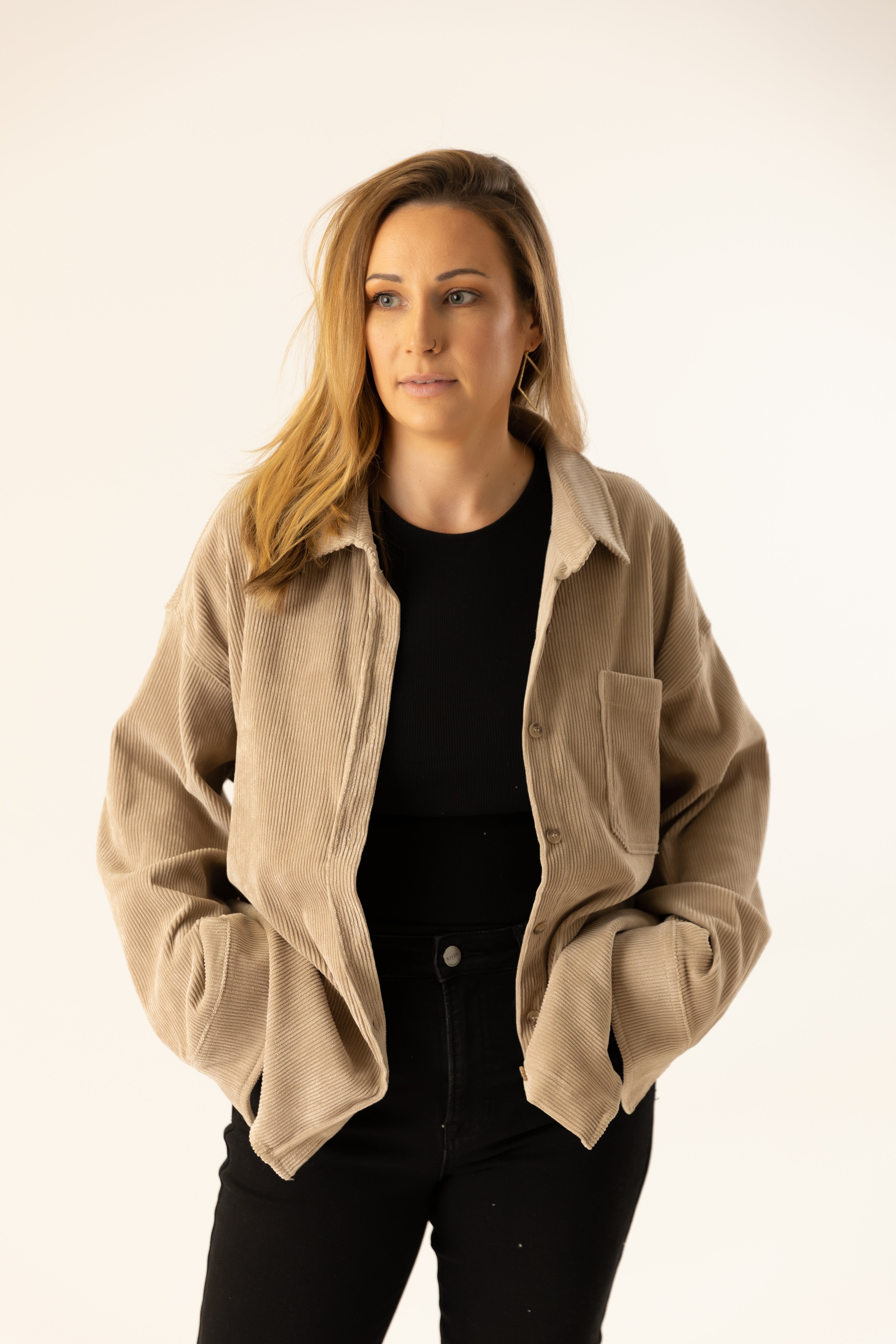 Maddox Corduroy Shacket