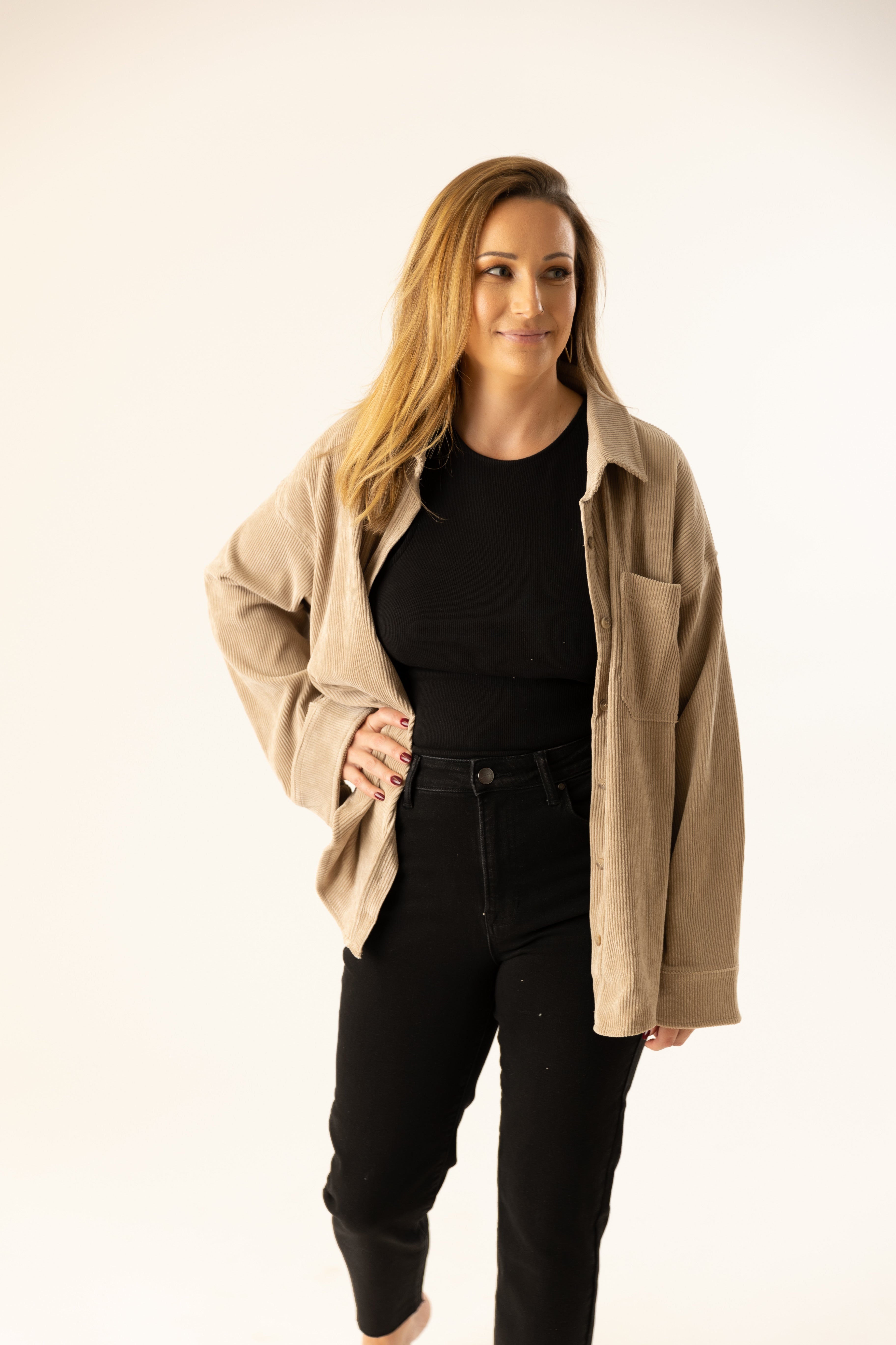 Maddox Corduroy Shacket