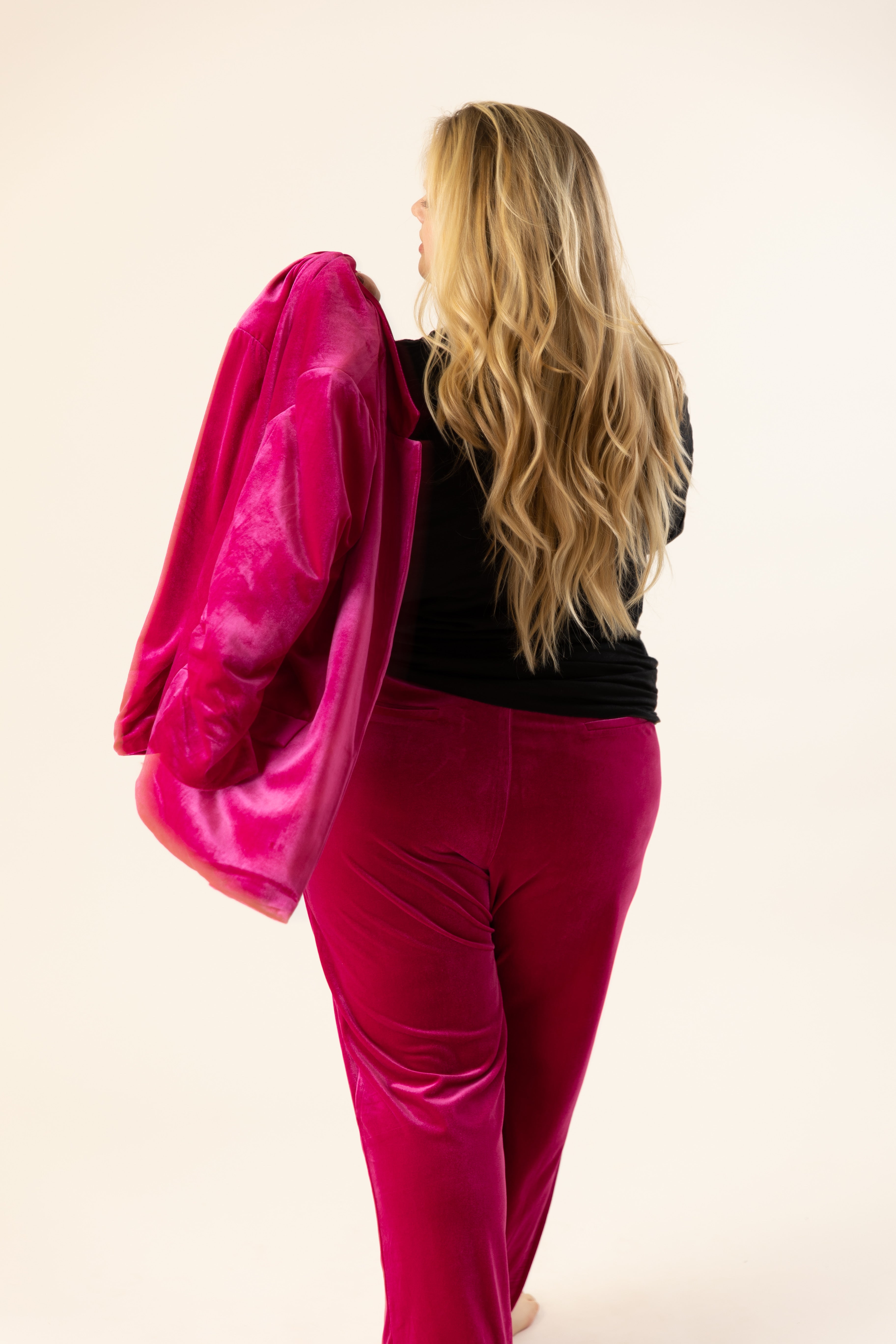 Cindy Velvet Blazer Curvy