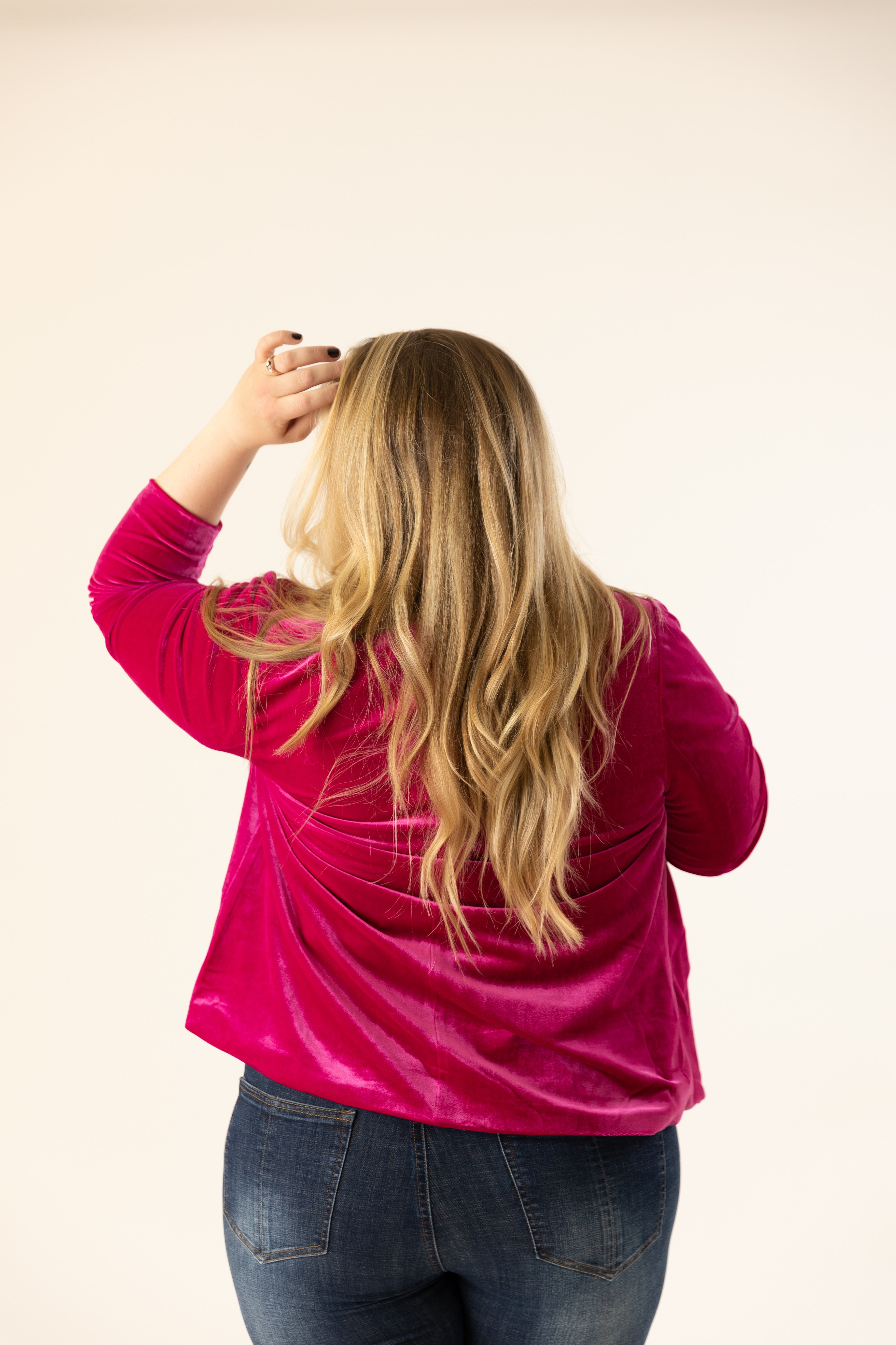 Cindy Velvet Blazer Curvy