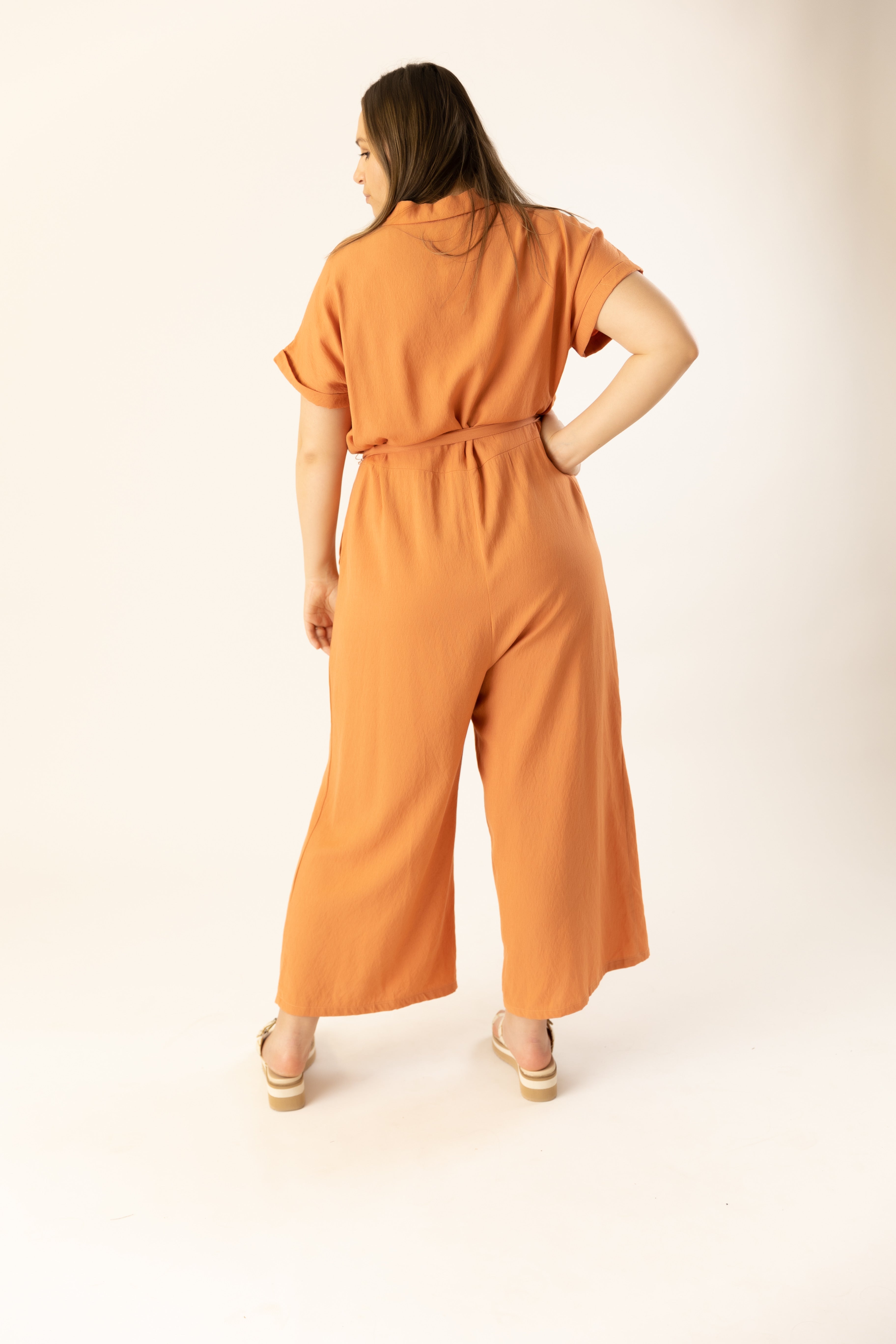 Whitney Wide Leg Jumpsuit Curvy