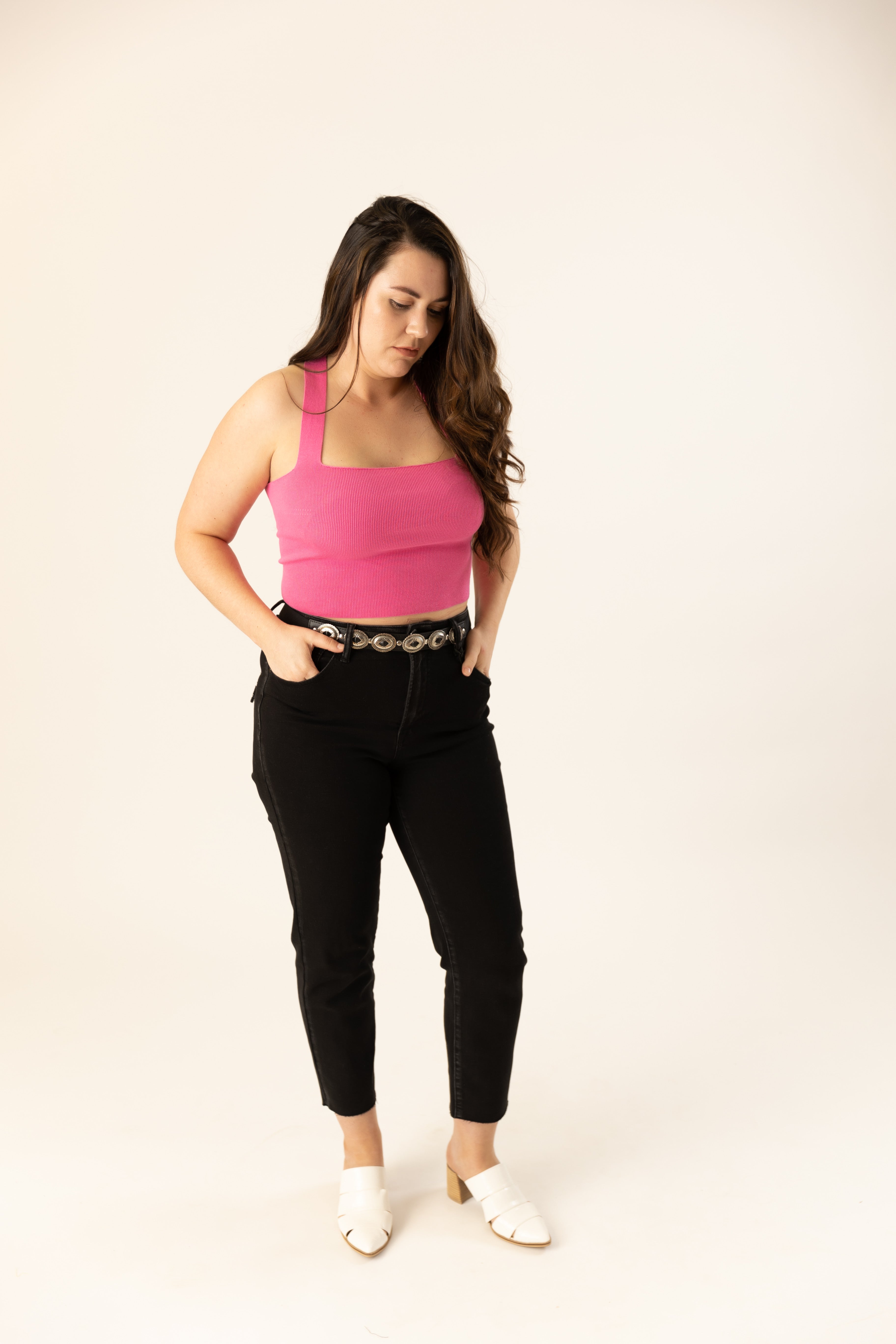 Rio Criss Cross Top - Hot Pink