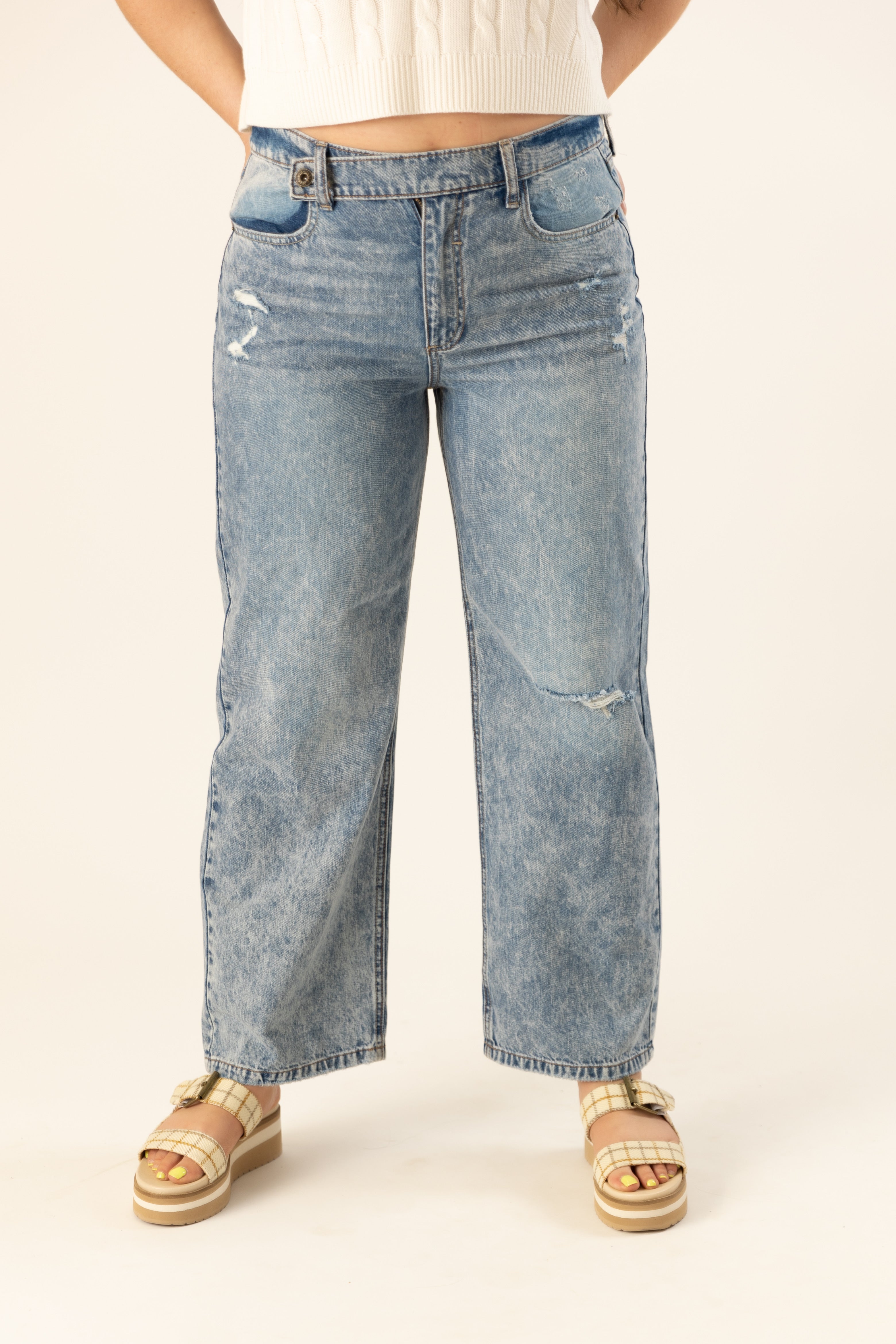 Shandy High Rise Straight Leg Jean
