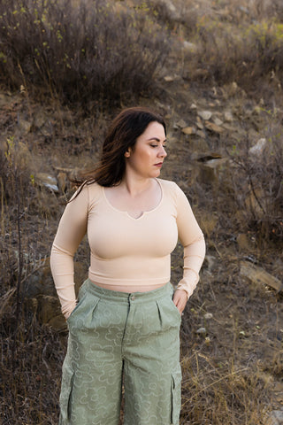 Lia Cropped Rib Knit Tank Black