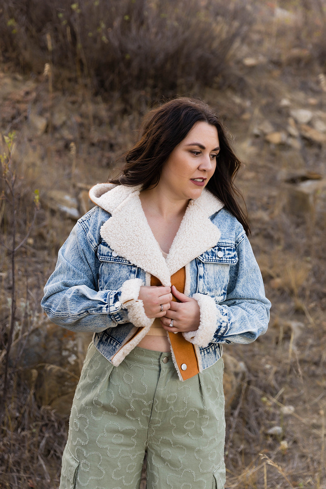 Nevada Denim and Suede Jacket