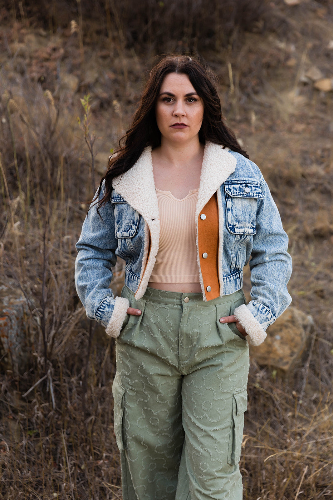 Nevada Denim and Suede Jacket