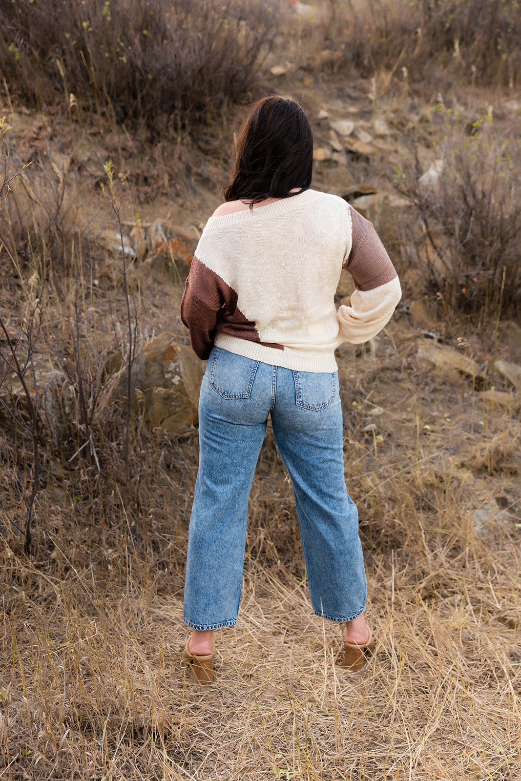 Diedre Distressed Denim Jean