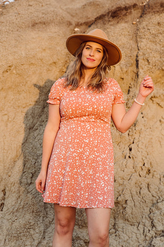 Garland Open Back Midi Dress
