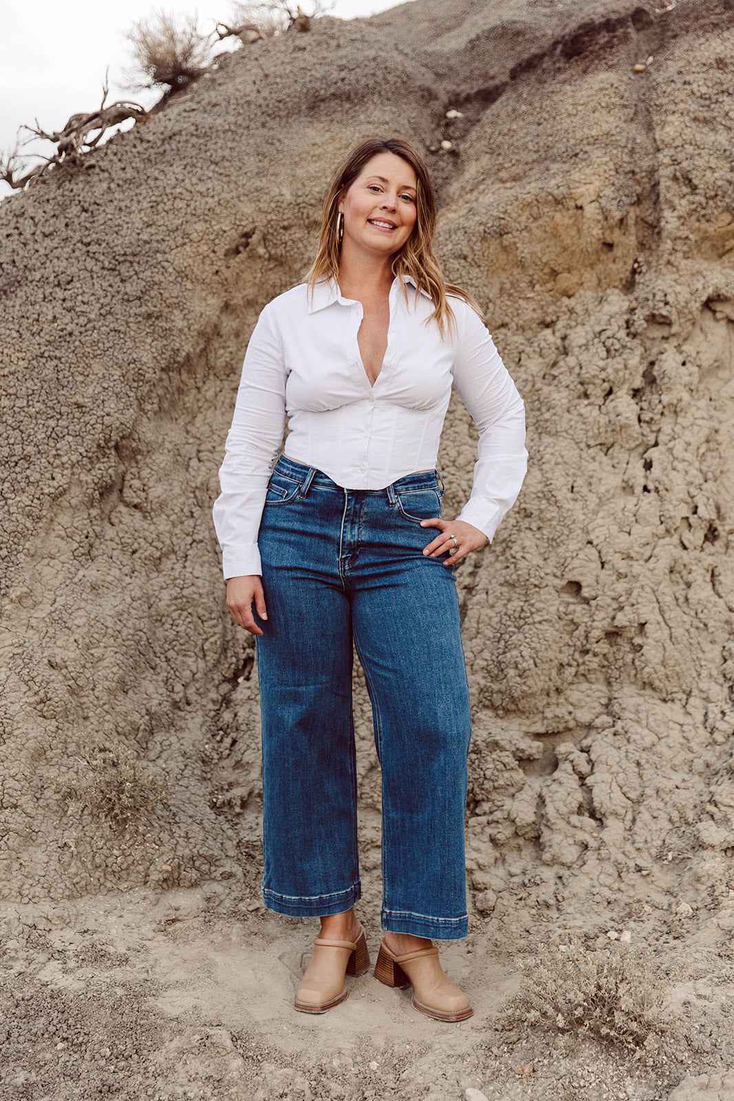 Leeann Long Sleeve Corset Top