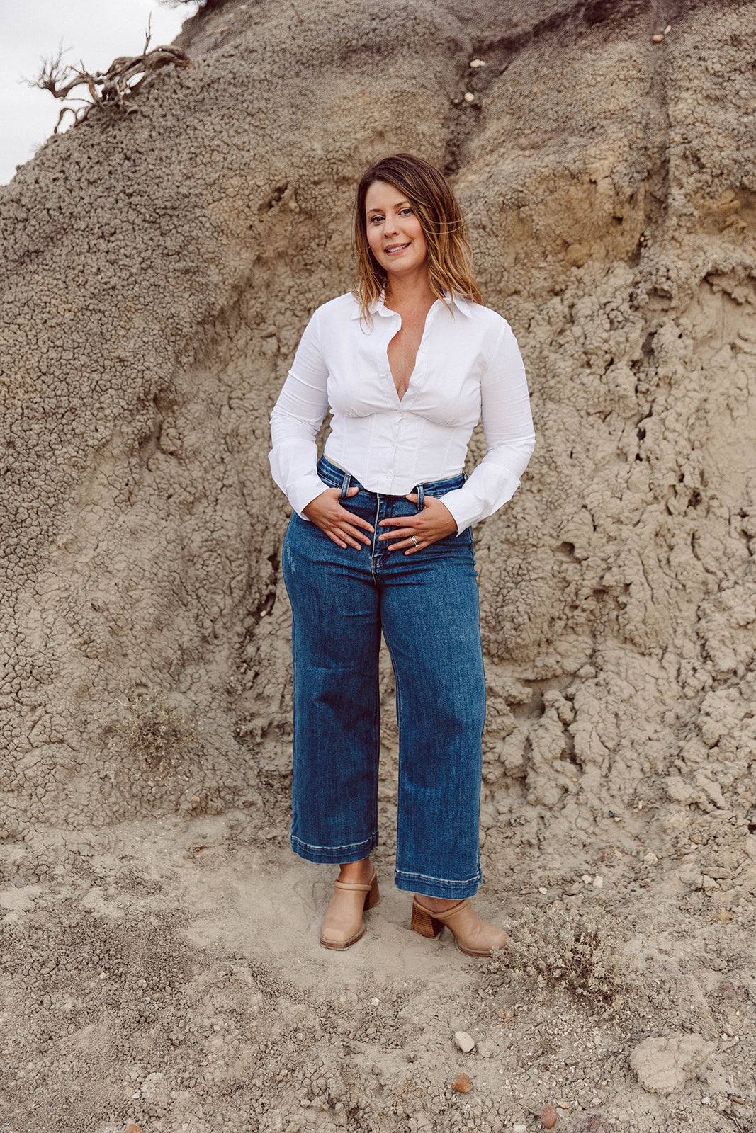 Leeann Long Sleeve Corset Top