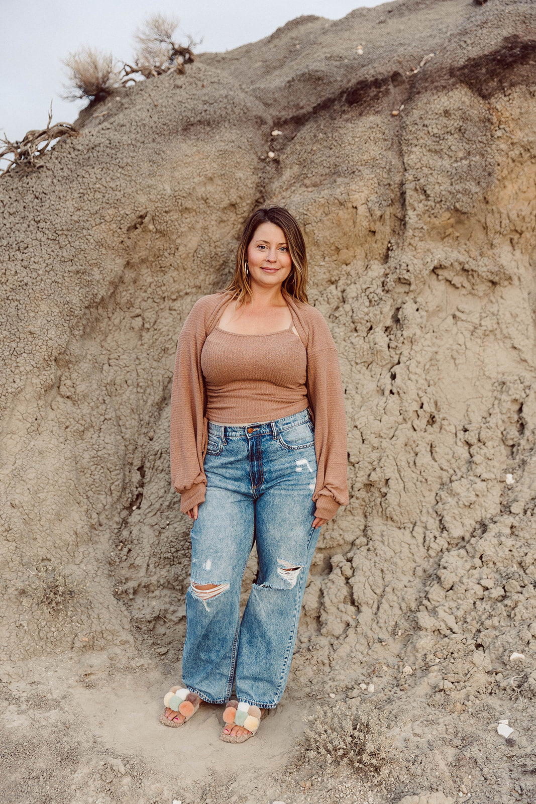 Heather Tank and Bolero Set