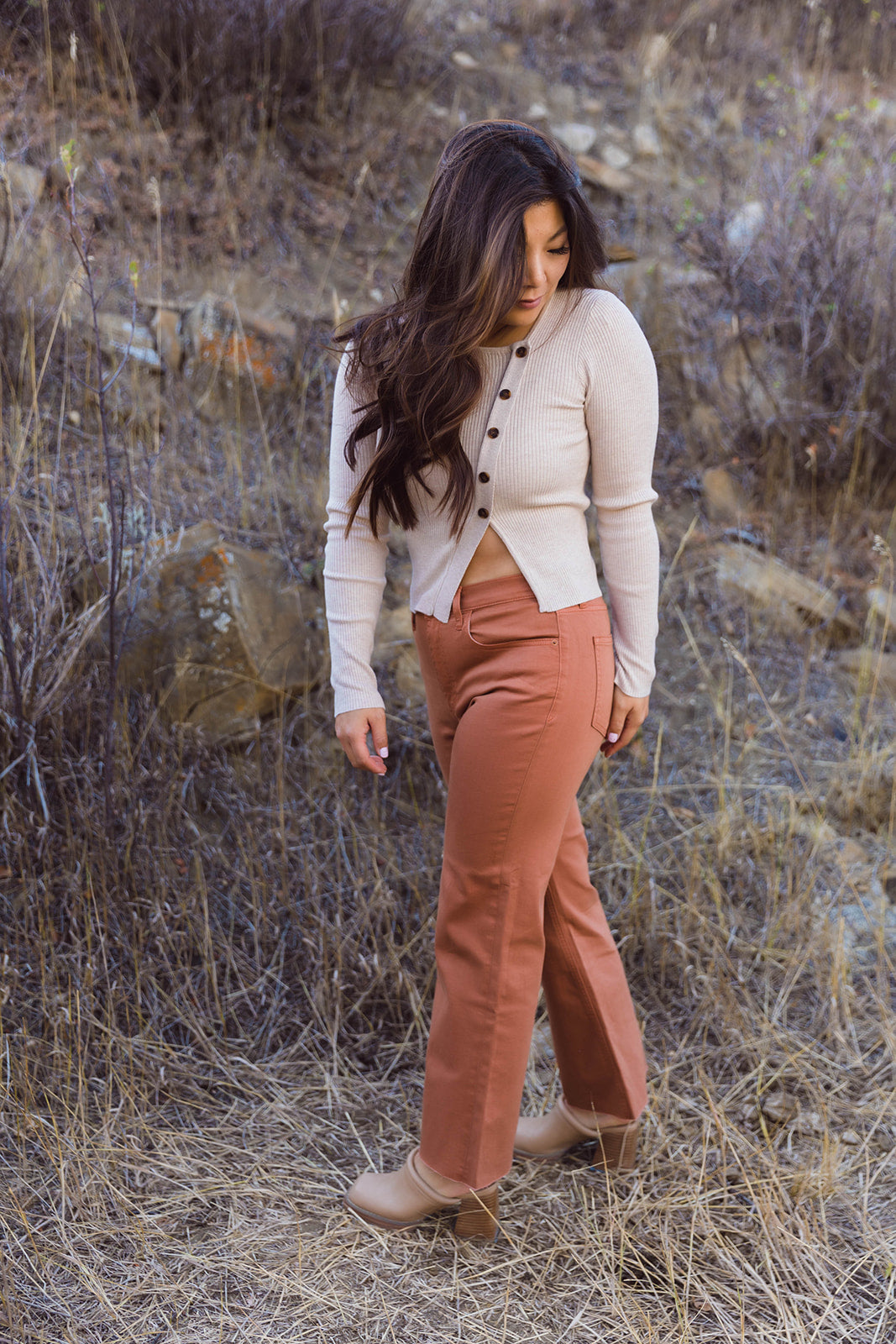 Nora Long Sleeve Knit Top