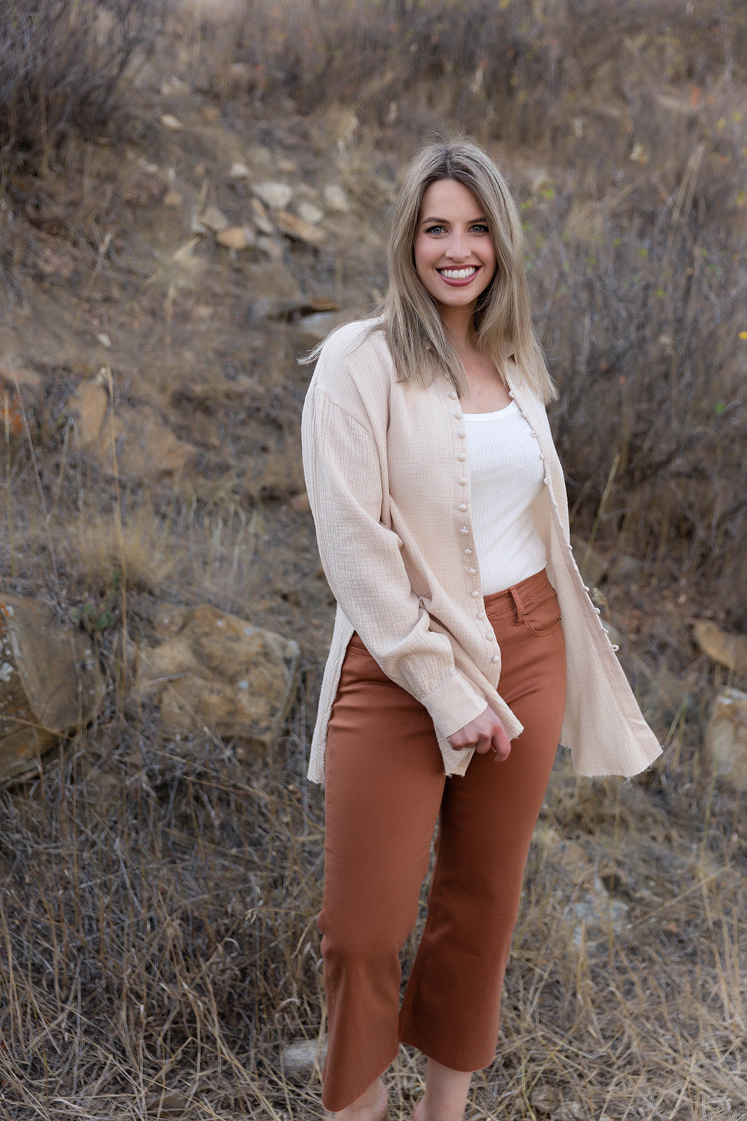 Chloe Button Down Oversized Shirt