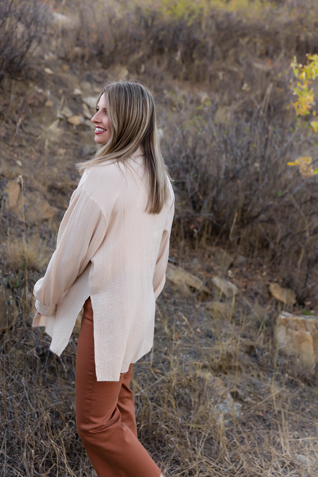 Chloe Button Down Oversized Shirt