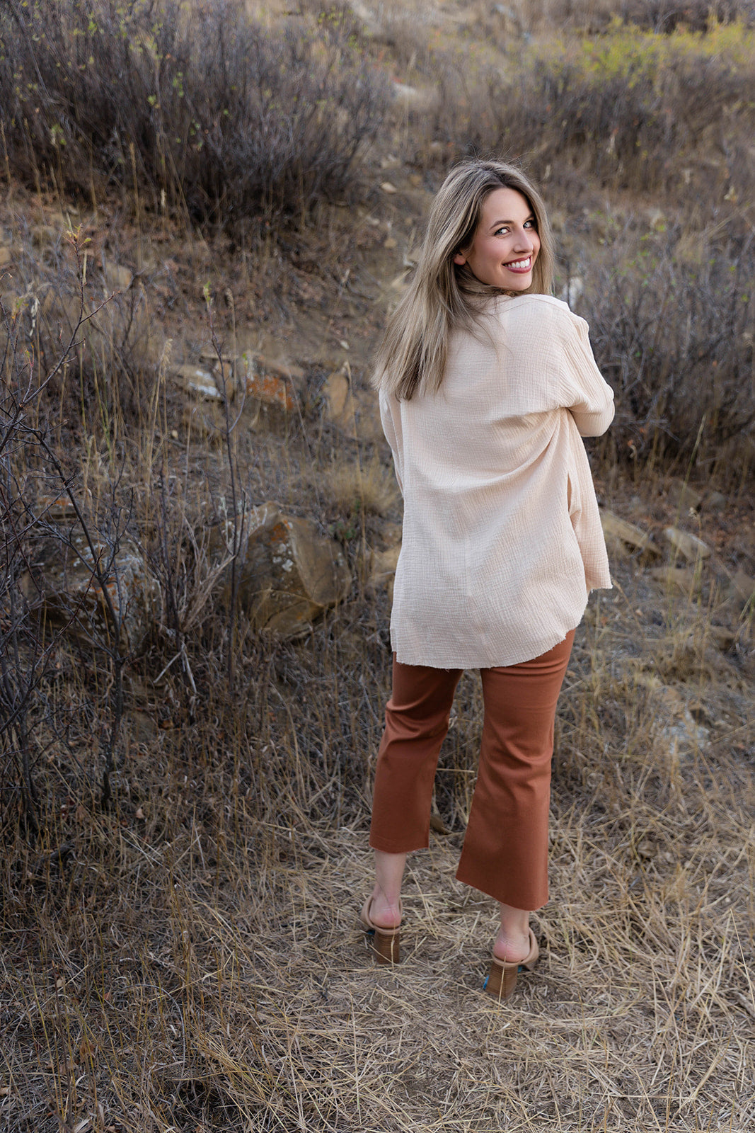 Chloe Button Down Oversized Shirt