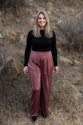 Noelle Satin Lightweight Pants