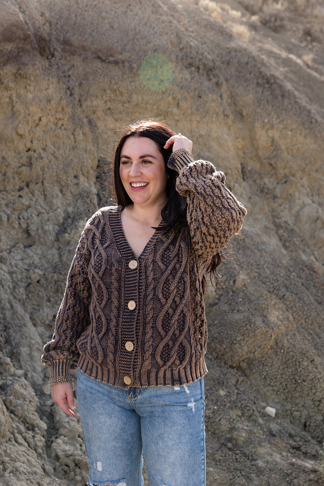 Scheyer Cable Knit Sweater