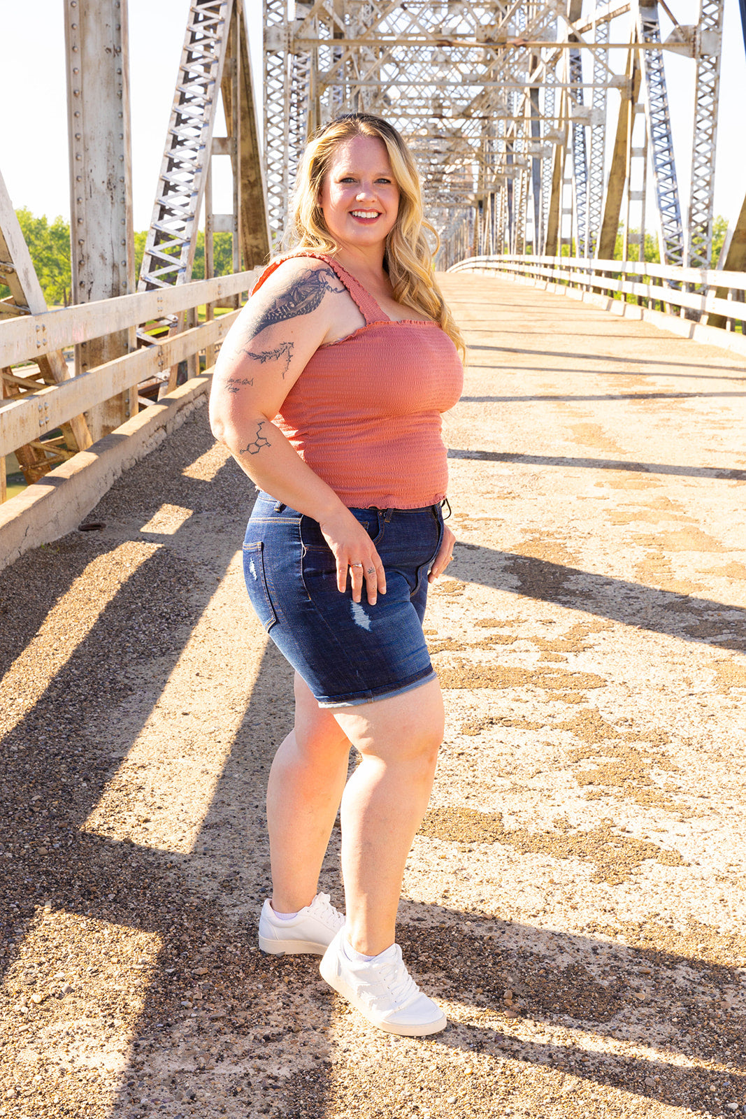 Carolina Smocked Tank Curvy
