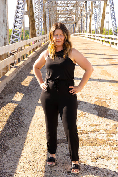 Siri Sleeveless Jumpsuit Black