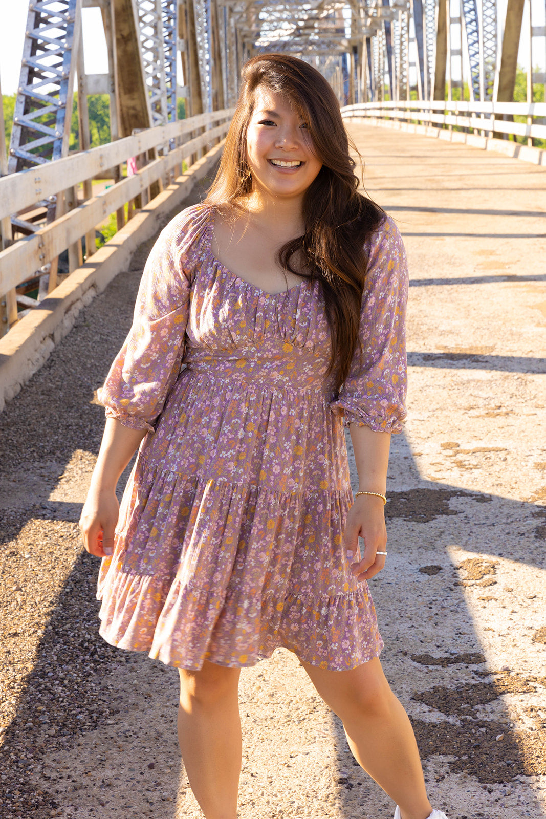 Raine Floral Print Dress